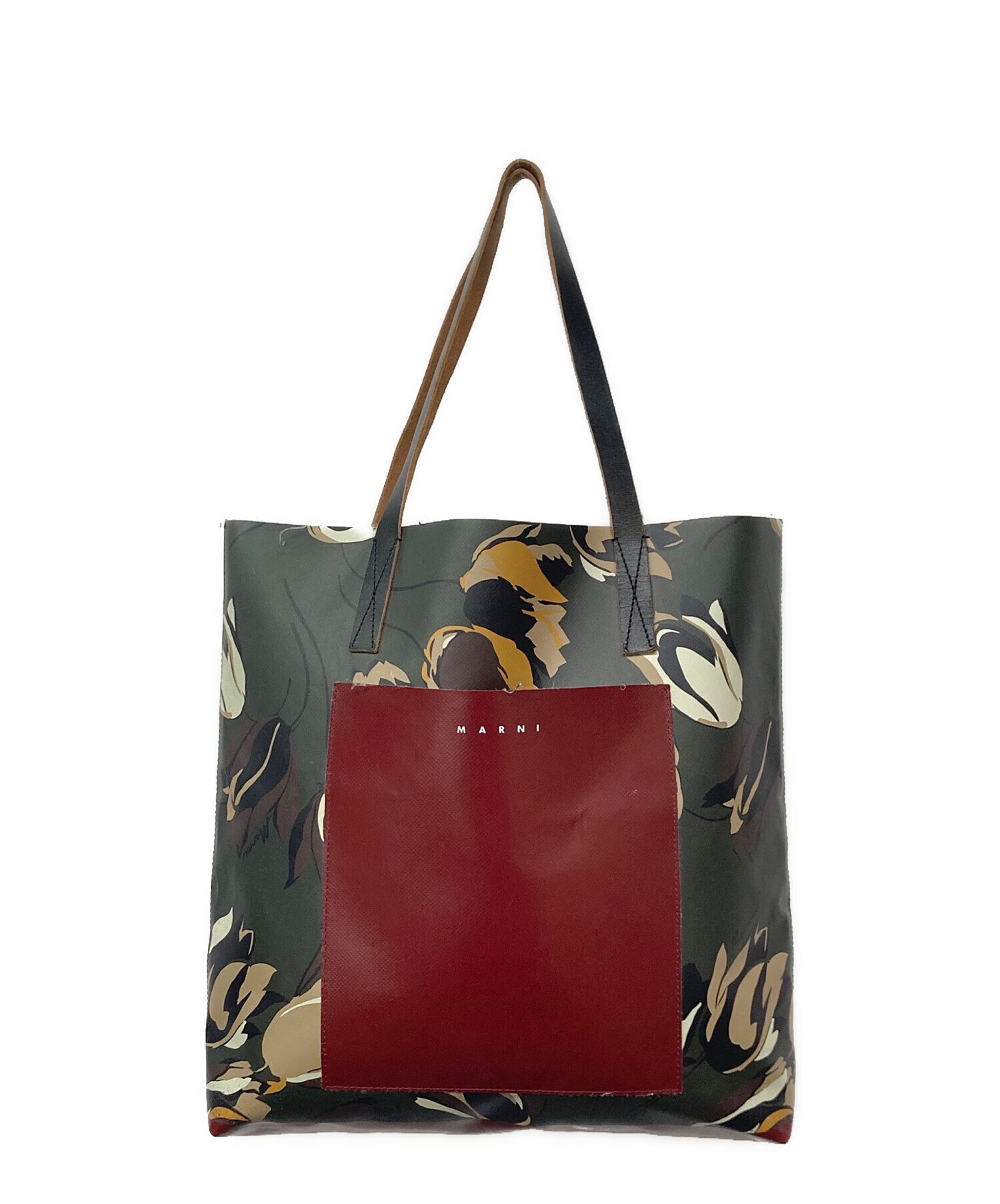 中古・古着通販】MARNI (マルニ) フラワープリント PVCオープン 