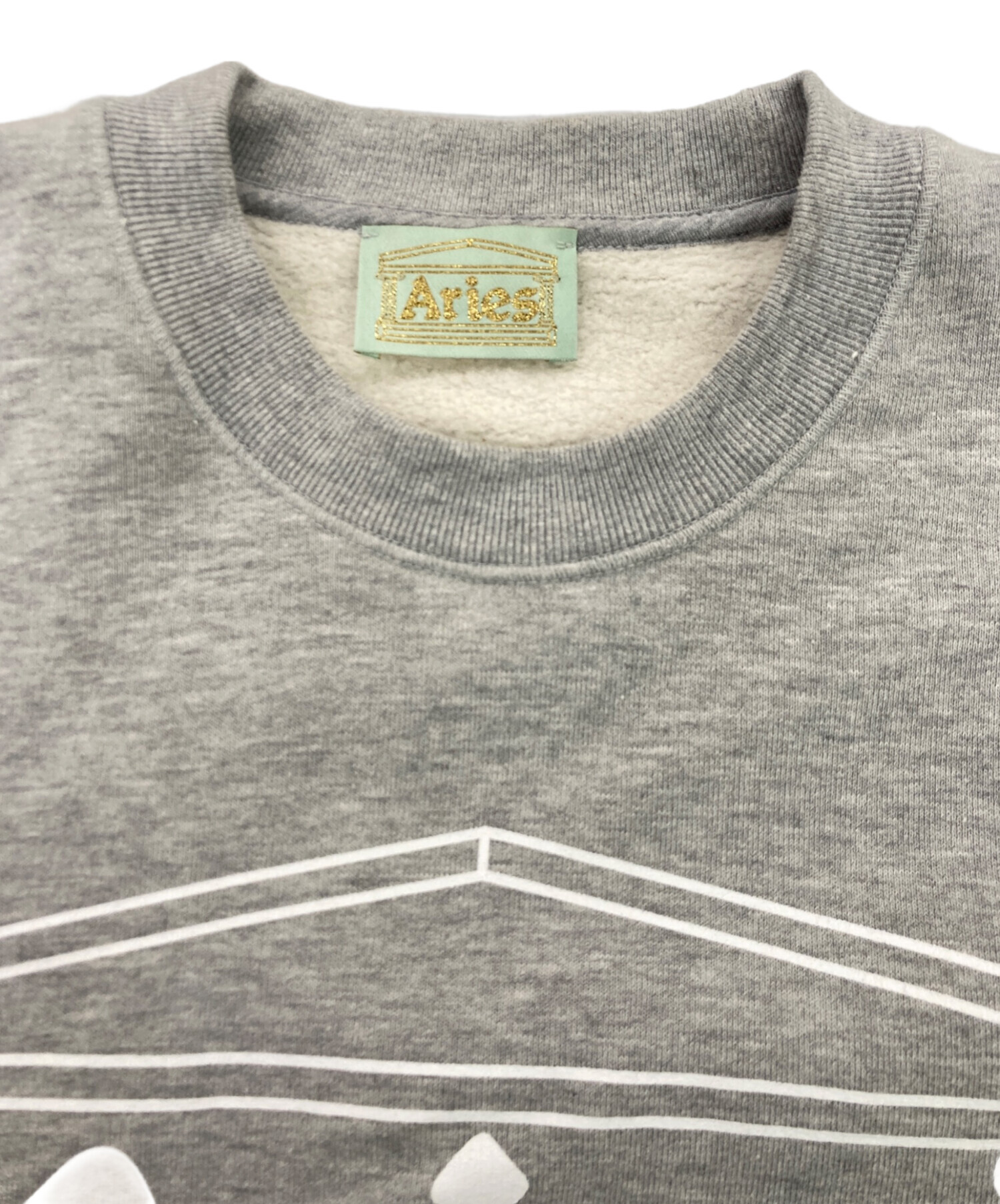 中古・古着通販】ARIES (アリーズ) Column Sweatshirt グレー サイズ 