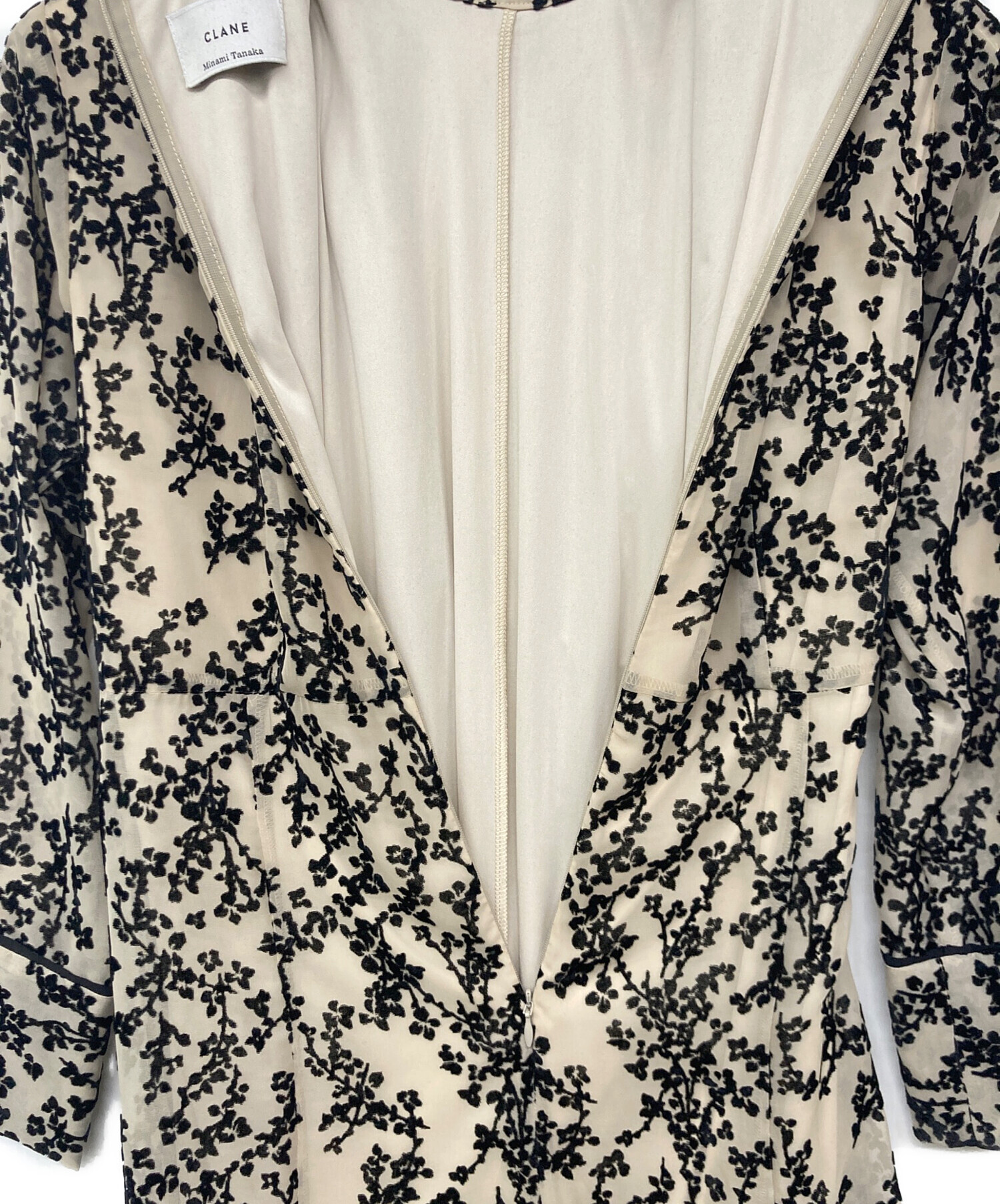 中古・古着通販】CLANE (クラネ) FLORETS OPAL ONE PIECE ベージュ 