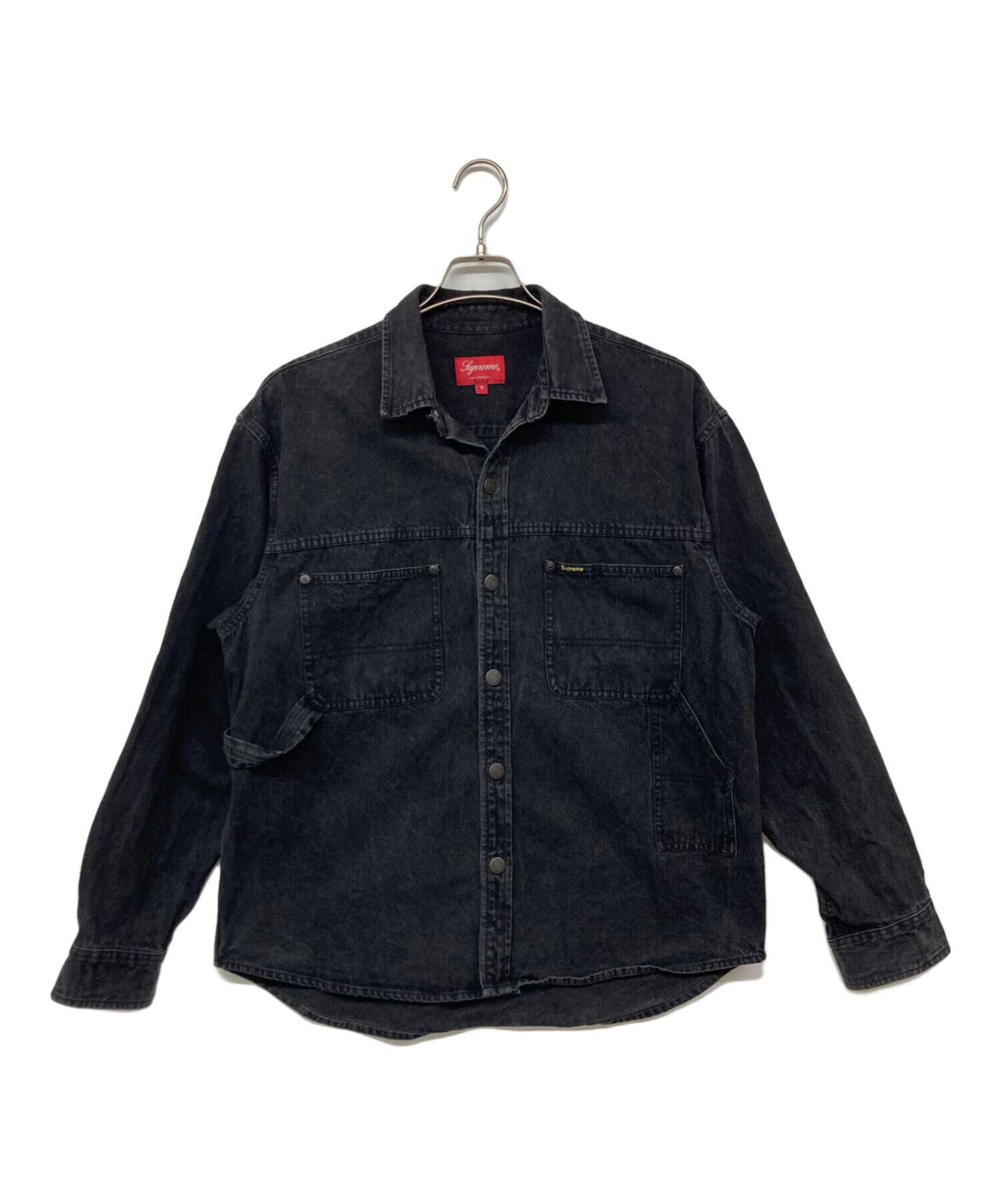 トップス Supreme 2-Tone Denim S/S Shirt Black XL Supreme 2-Tone Denim S S Shirt (SS19) - $128