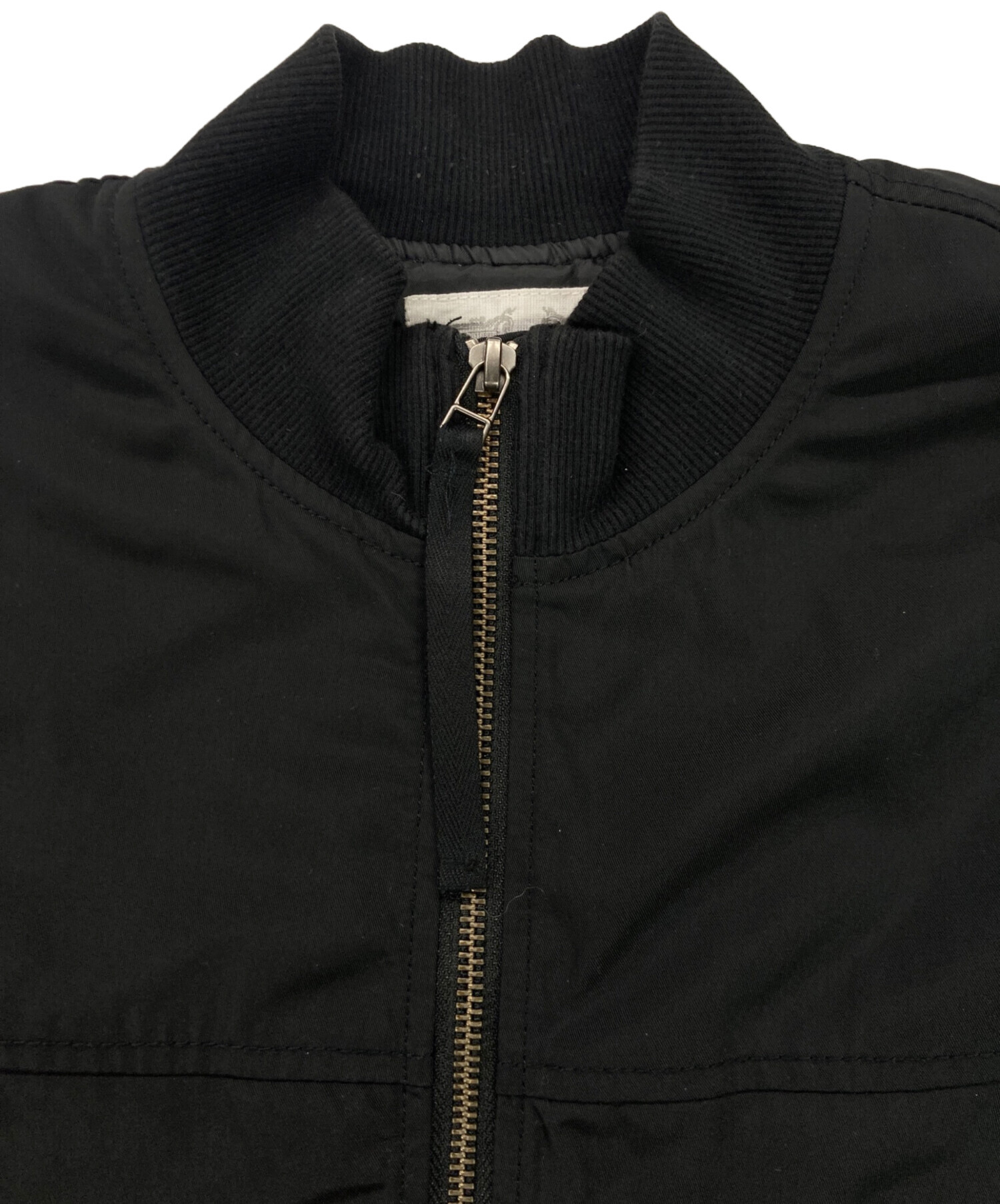 中古・古着通販】BEARDSLEY (ビアズリー) フレアMA-1ブルゾン ブラック