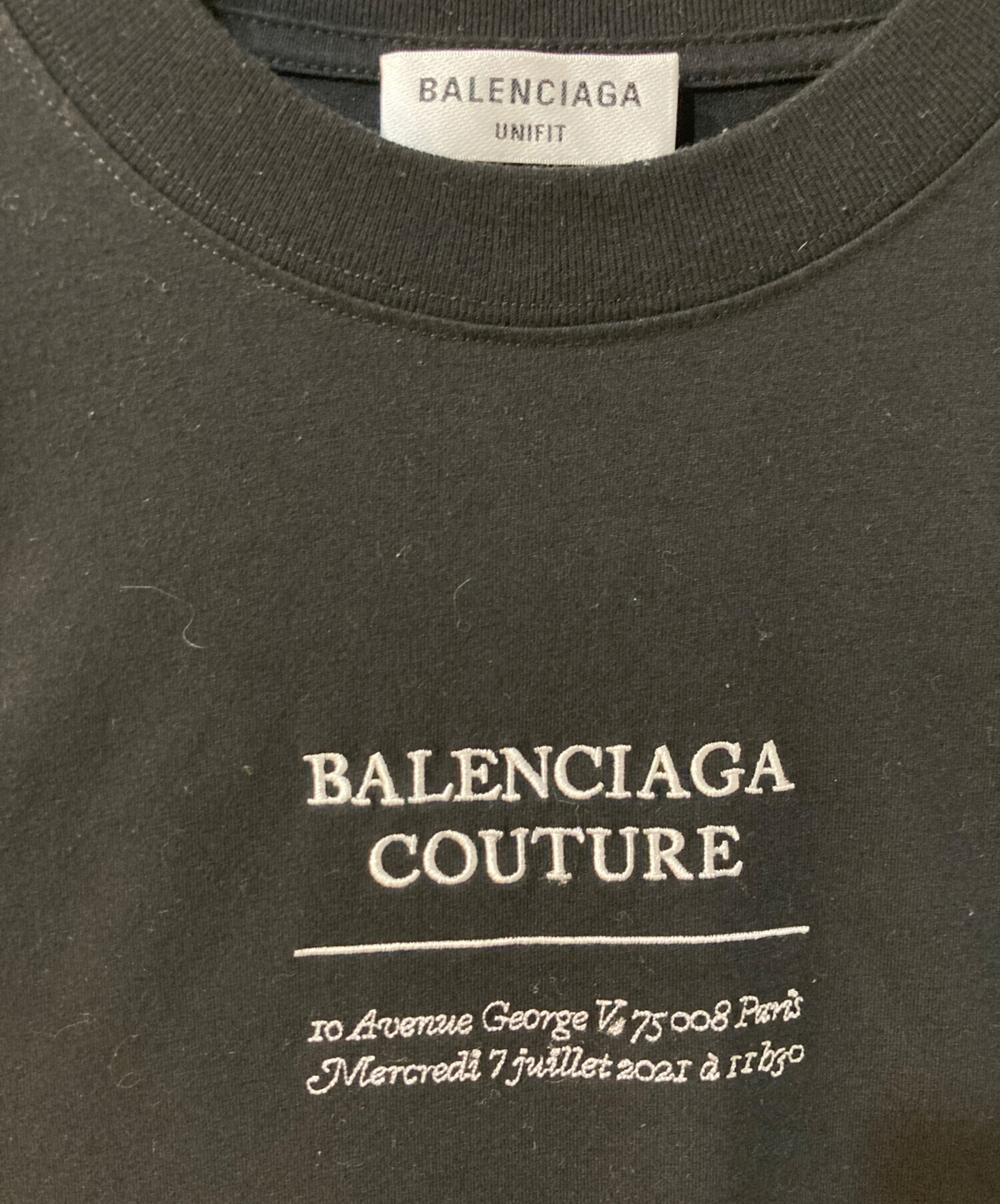 中古・古着通販】BALENCIAGA (バレンシアガ) 刺繍オーバーサイズT