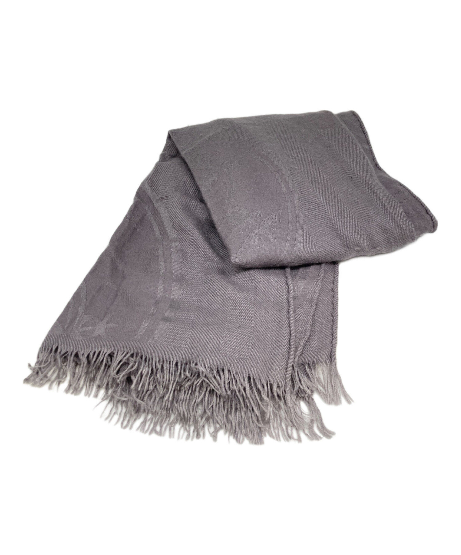 中古・古着通販】HERMES (エルメス) ニューリブリスストール グレー