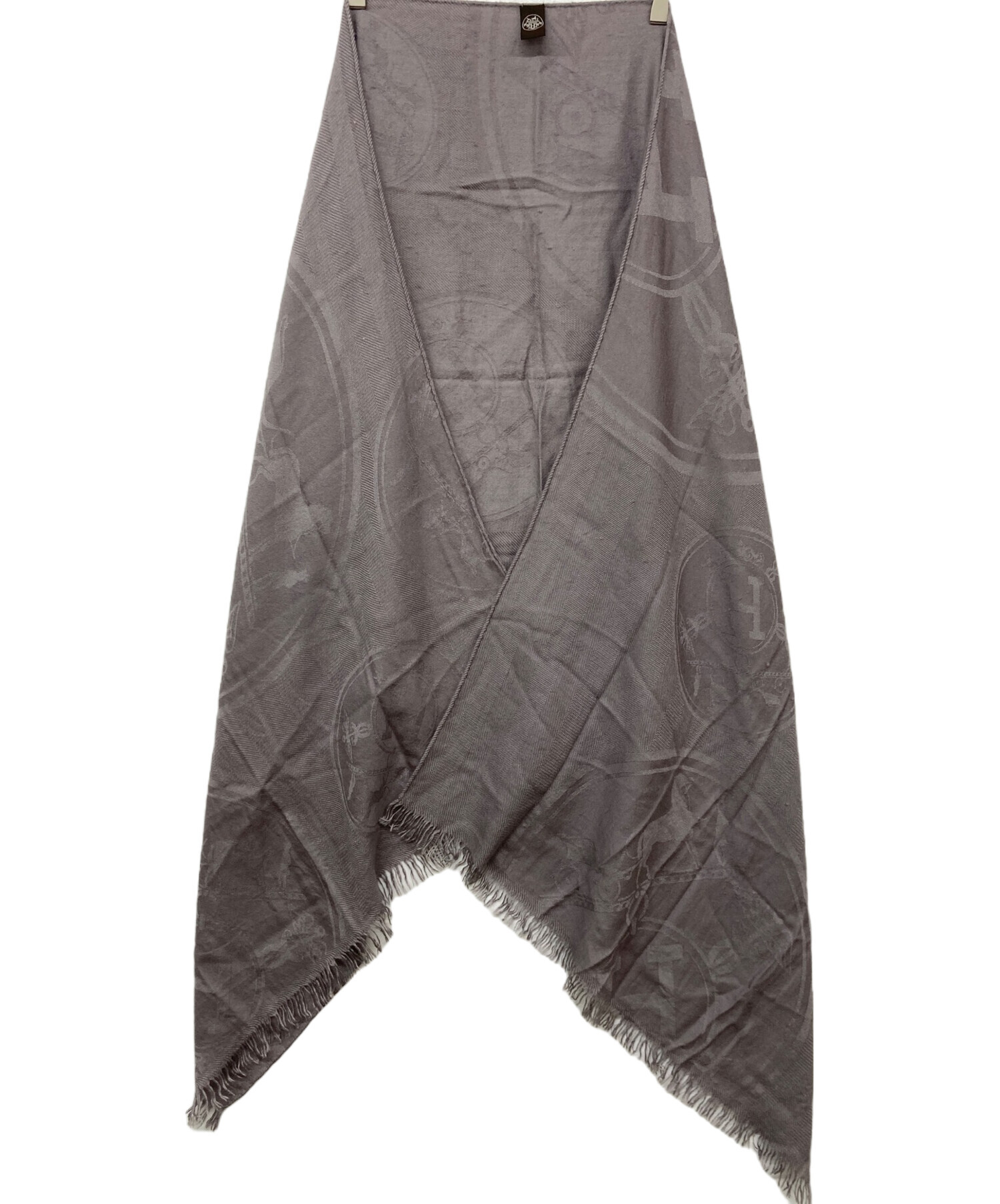 中古・古着通販】HERMES (エルメス) ニューリブリスストール グレー