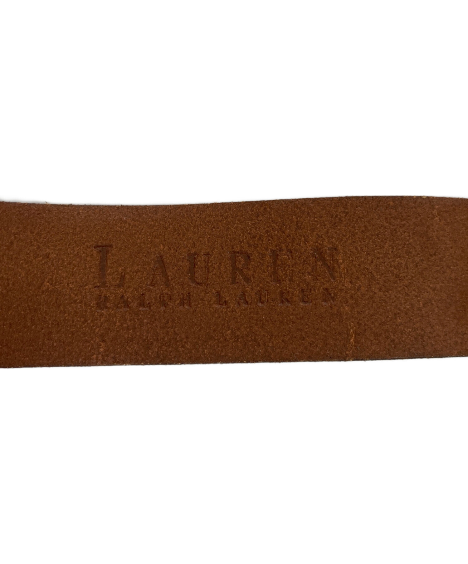 良品 LAUREN RALPH LAUREN ローレンラルフローレン バックルベルト ブラウン レディース 古着 中古 USED 中古・古着通販】LAUREN RALPH LAUREN (ローレンラルフローレン) ロゴ