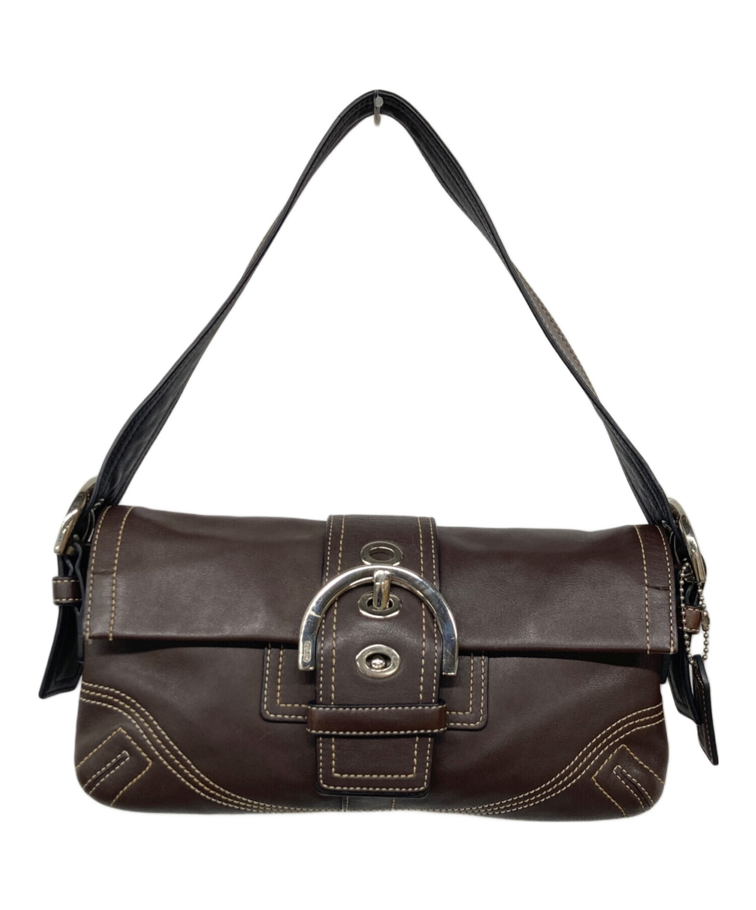 中古・古着通販】COACH (コーチ) SOHOワンショルダーバッグ ブラウン