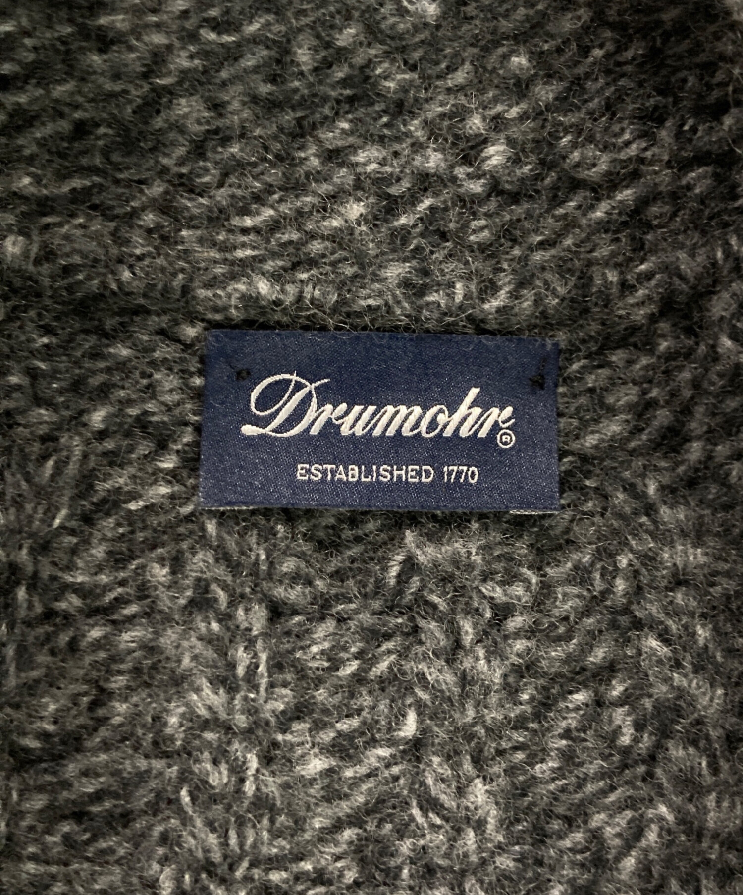 中古・古着通販】Drumohr (ドルモア) ショールカラーラムウール