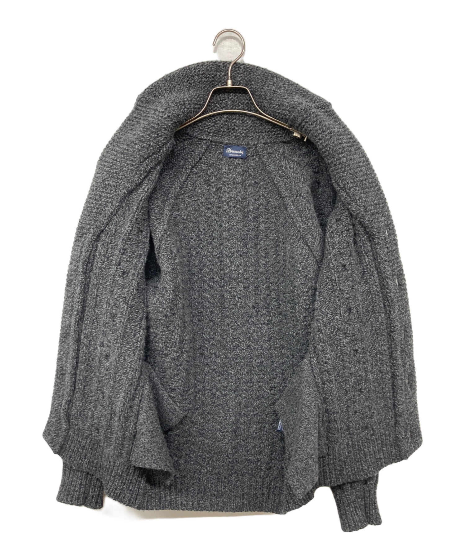 中古・古着通販】Drumohr (ドルモア) ショールカラーラムウール