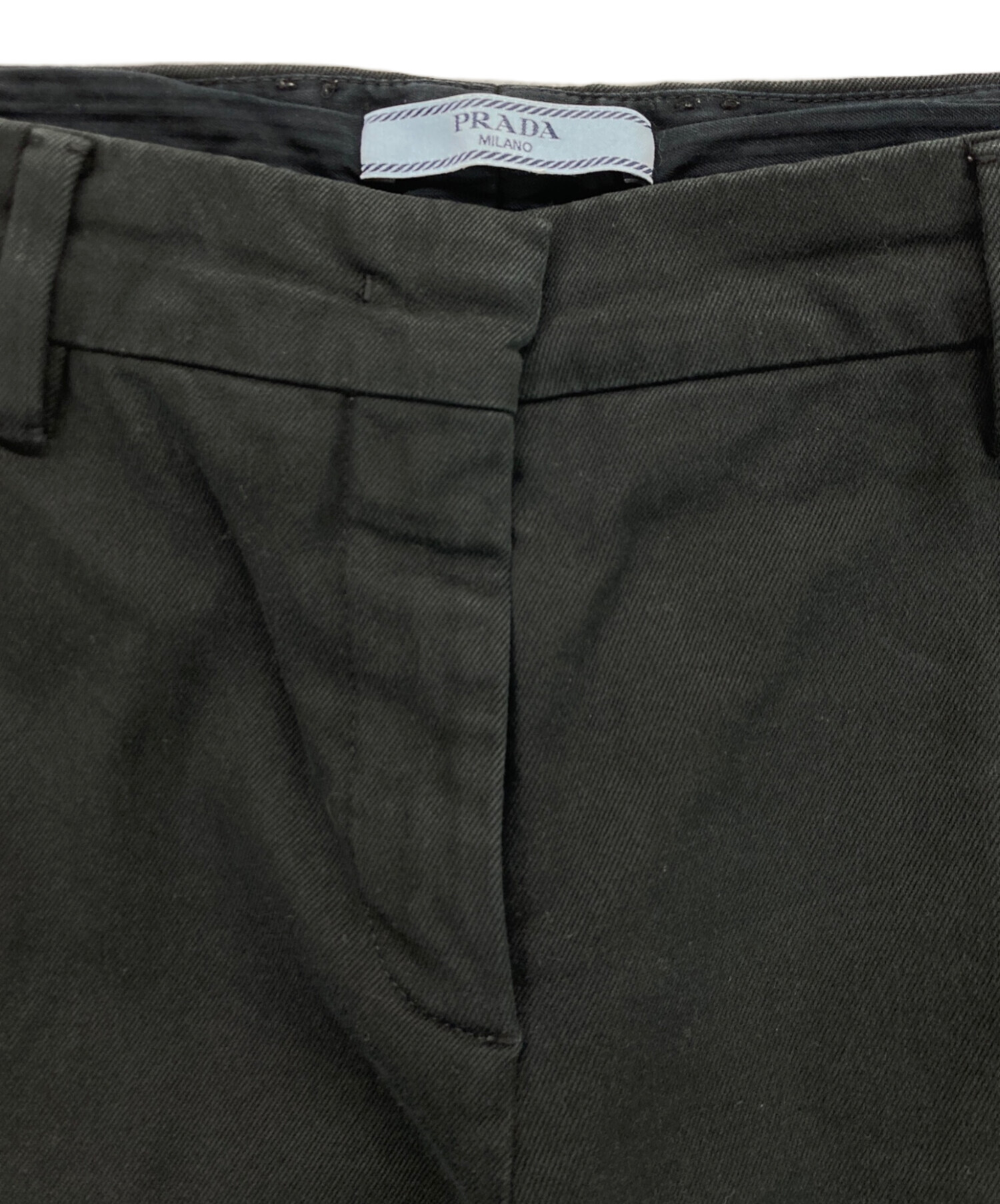 中古・古着通販】PRADA (プラダ) コットンツイルテーパードパンツ