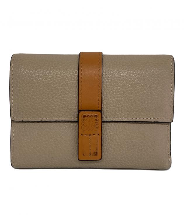 中古・古着通販】LOEWE (ロエベ) バーティカルウォレット 三つ折り財布