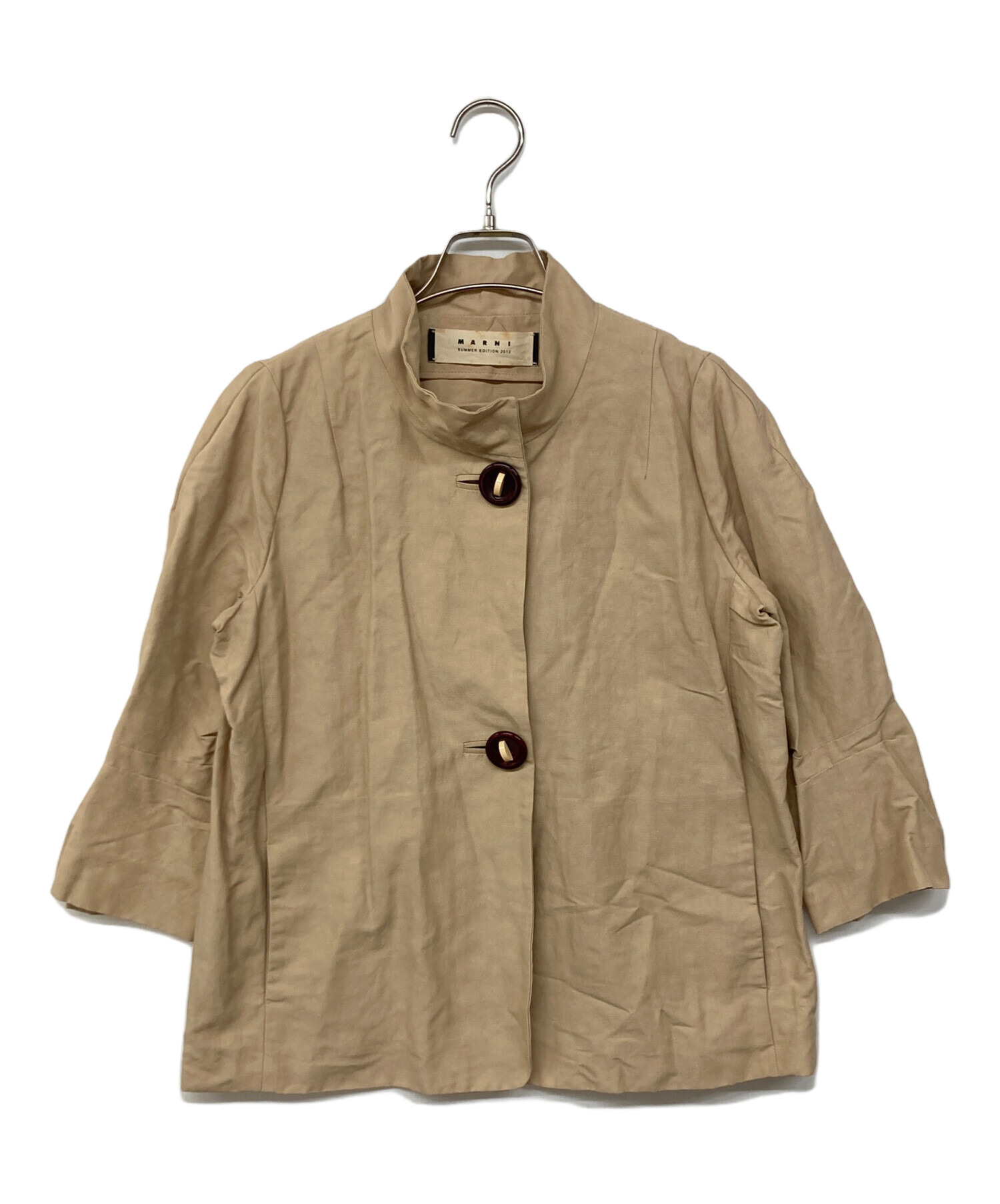 中古・古着通販】MARNI (マルニ) リネンコットンボタンジャケット 