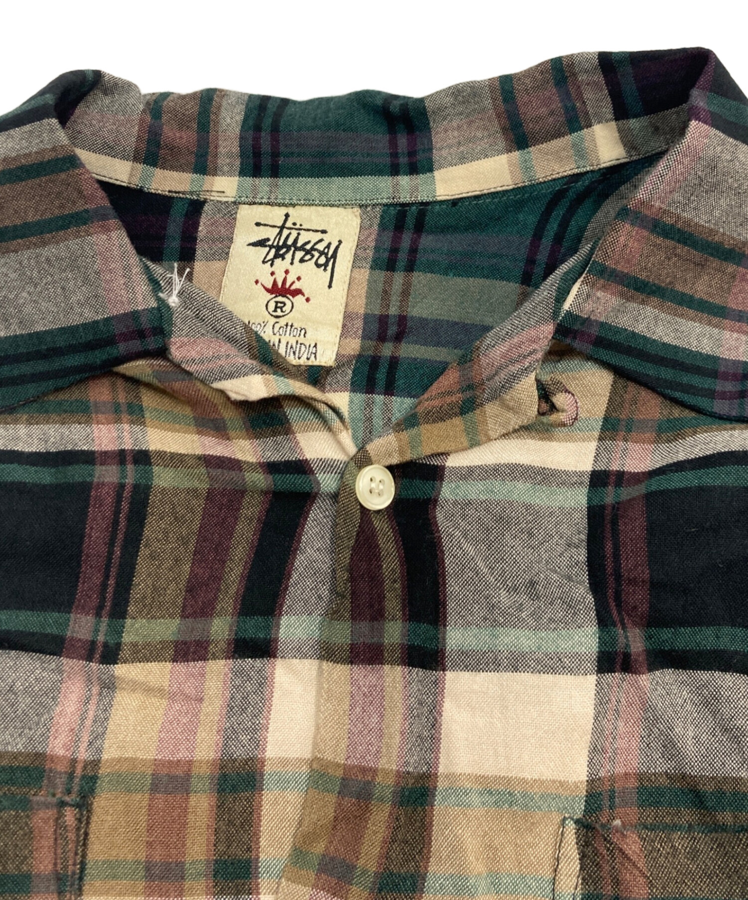 中古・古着通販】OLD STUSSY (オールドステューシー) 90S チェック