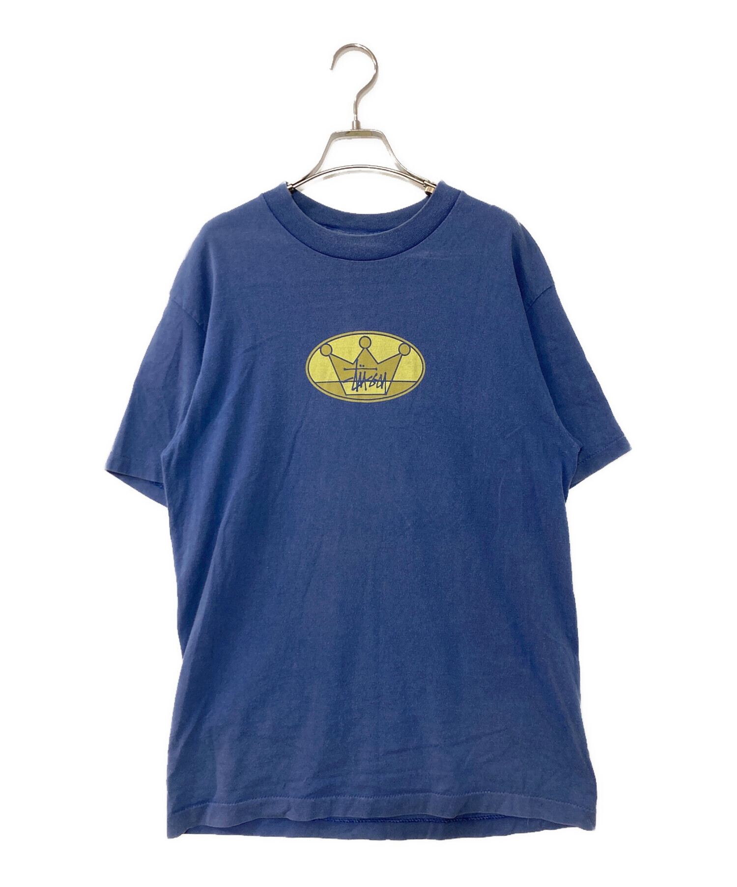90s old Stussy Tシャツ Lサイズ 青 中古・古着通販】OLD STUSSY (オールドステューシー) 90S プリントT