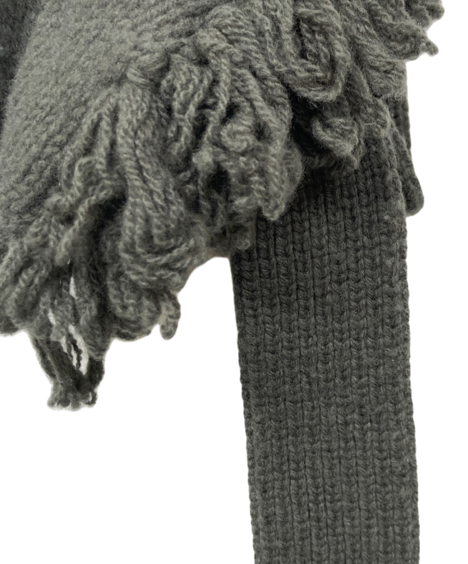 中古・古着通販】HYKE (ハイク) FRINGE SWEATER VEST / フリンジ