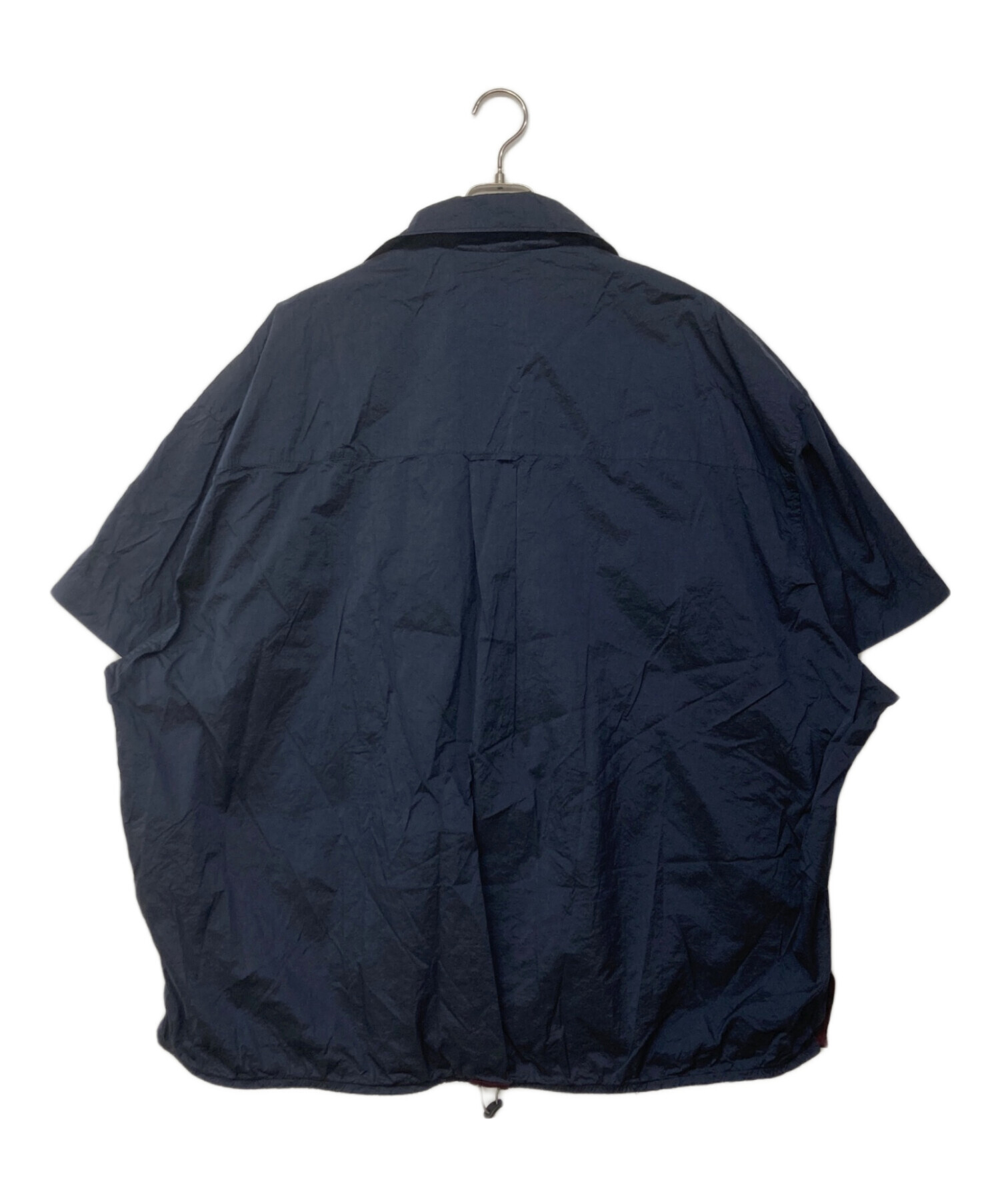 中古・古着通販】KOLOR (カラー) オープンカラーシャツ ネイビー