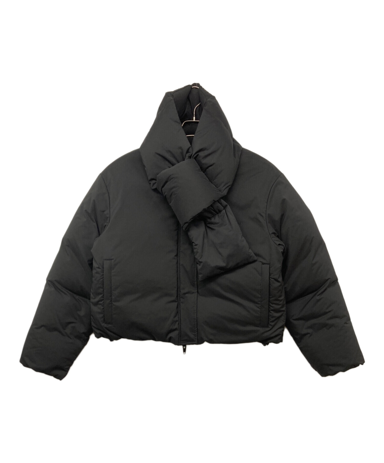 アレキサンダーワン ダウン 黒 ブラック 中古・古着通販】ALEXANDER WANG (アレキサンダー・ワン) Zip-Up