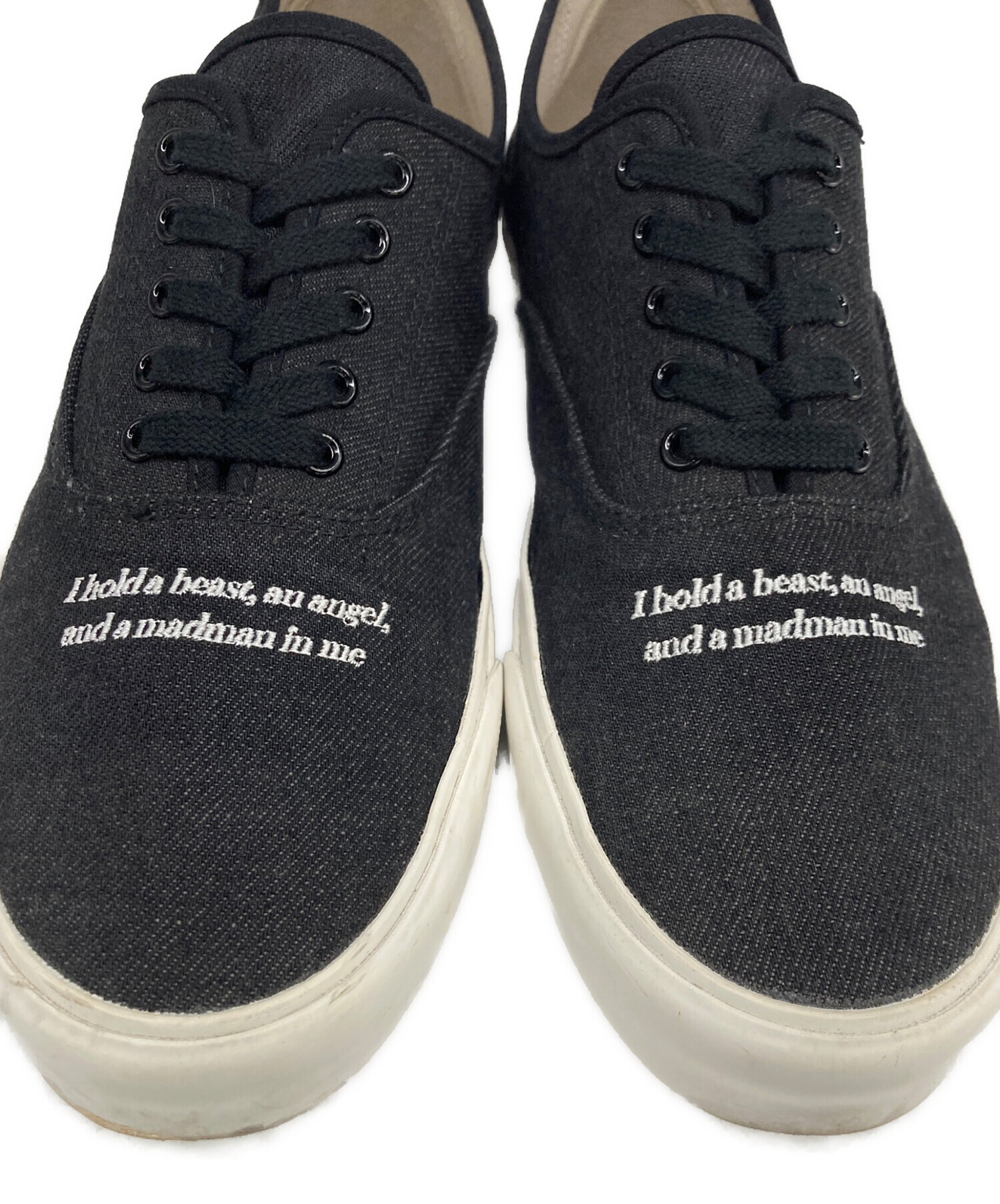 中古・古着通販】UNDERCOVER (アンダーカバー) denim deck shoes