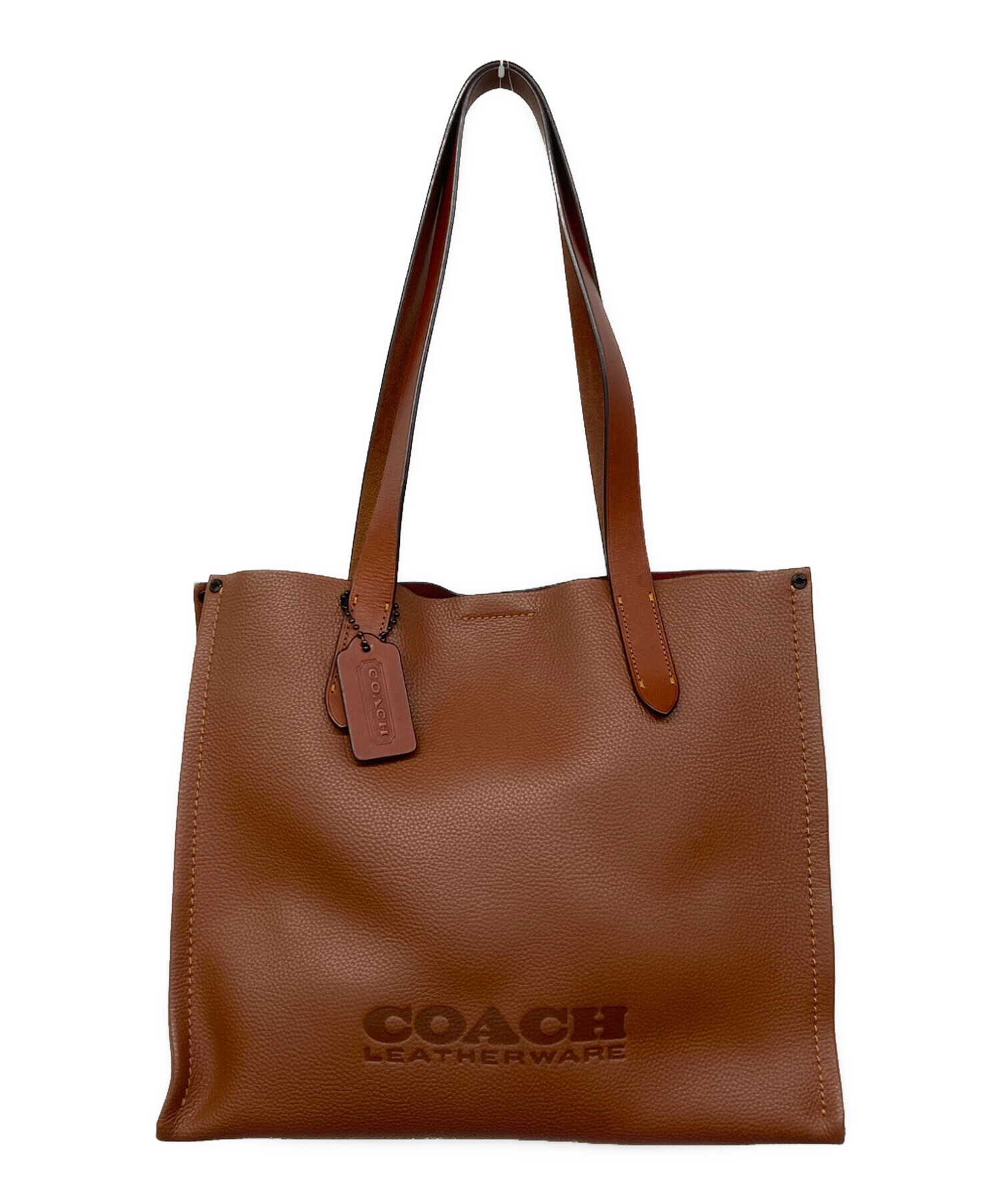 中古・古着通販】COACH (コーチ) リレートート34 ブラウン｜ブランド