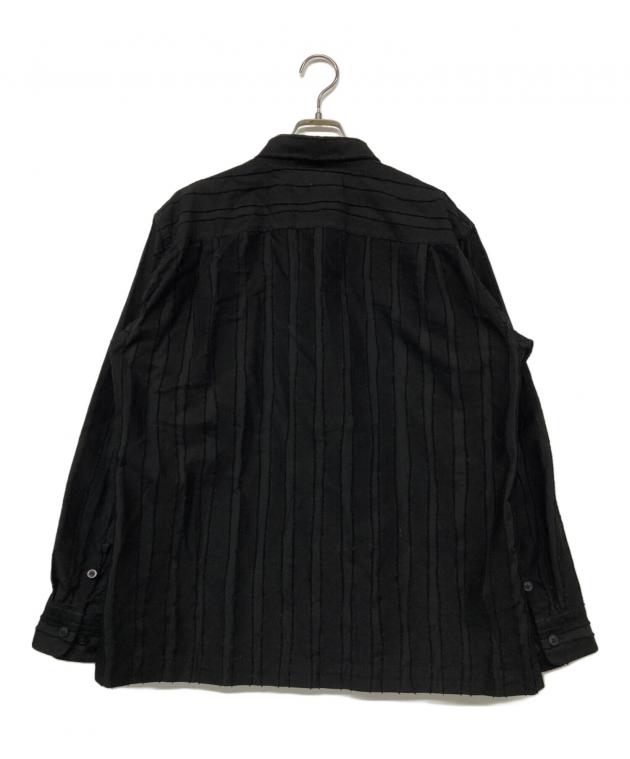ISSEY MIYAKE FETE カジュアルシャツ 2(M位) 黒 【古着】【中古】 ISSEY MIYAKE FETE カジュアルシャツ 2(M位) 黒 【古着】【中古