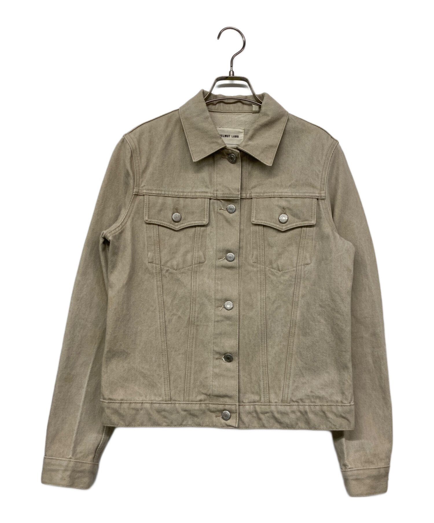 HELMUT LANG デニムジャケット イタリア製 サイズ46 ベージュ 中古・古着通販】HELMUT LANG (ヘルムートラング) Classic Raw Denim