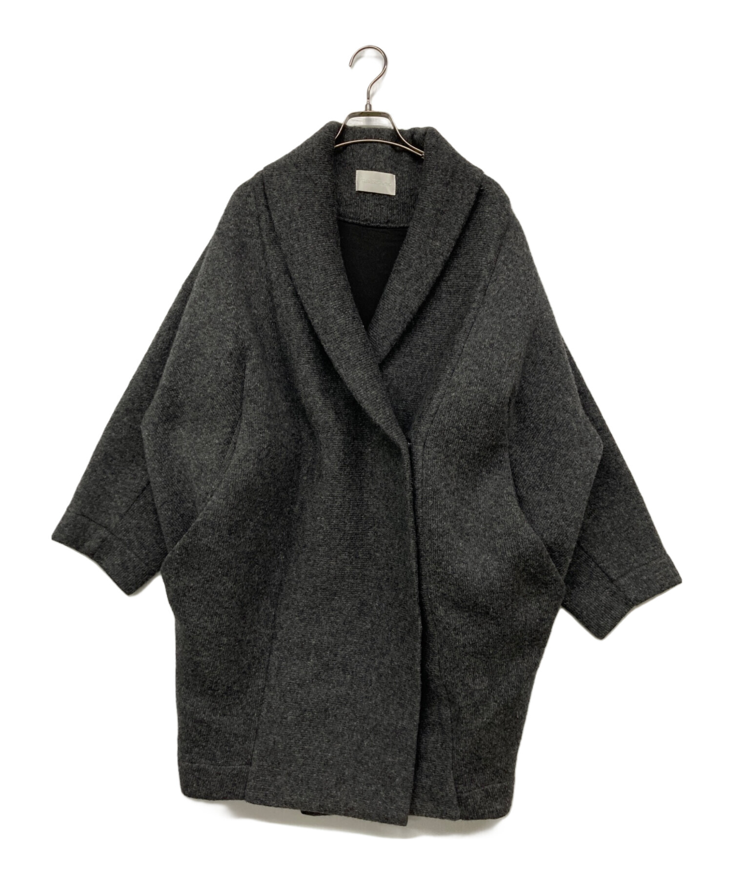 REALITY STUDIO リアリティスタジオ コクーンコート 黒 ブラック 中古・古着通販】REALITY STUDIO (リアリティスタジオ) cocoon coat