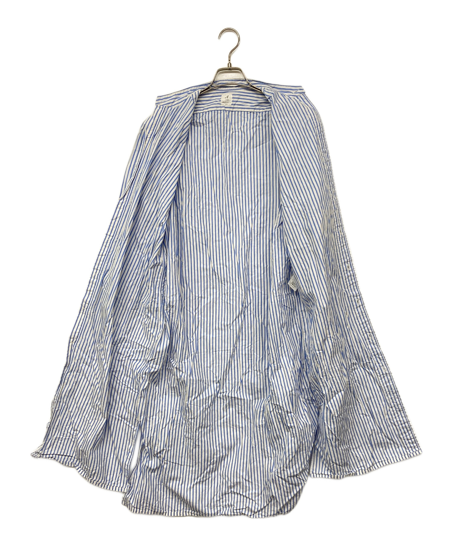 中古・古着通販】ANATOMICA (アナトミカ) ストライプシャツワンピース