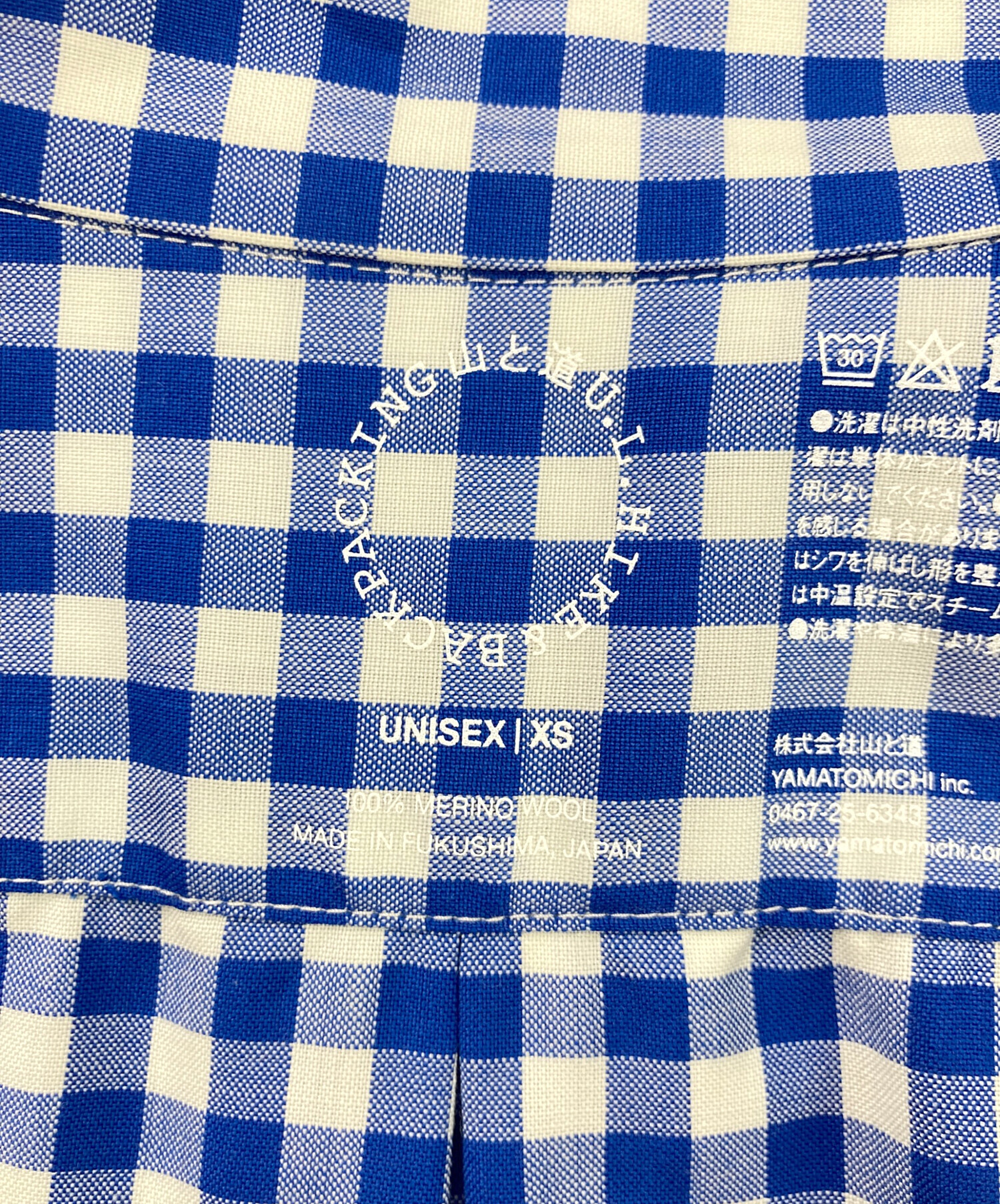 中古・古着通販】山と道 (ヤマトミチ) Merino Shirt / ギンガム 