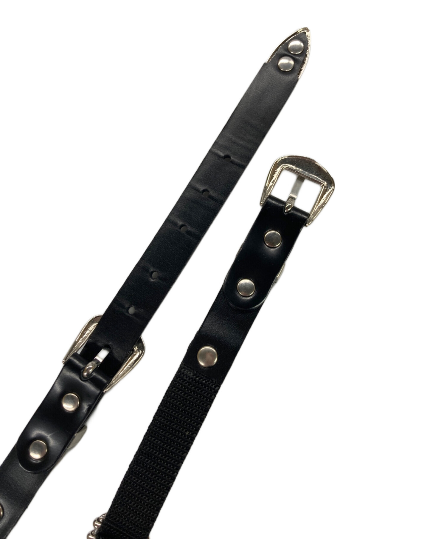 中古・古着通販】TOGA PULLA (トーガ プルラ) Leather nylon tape belt