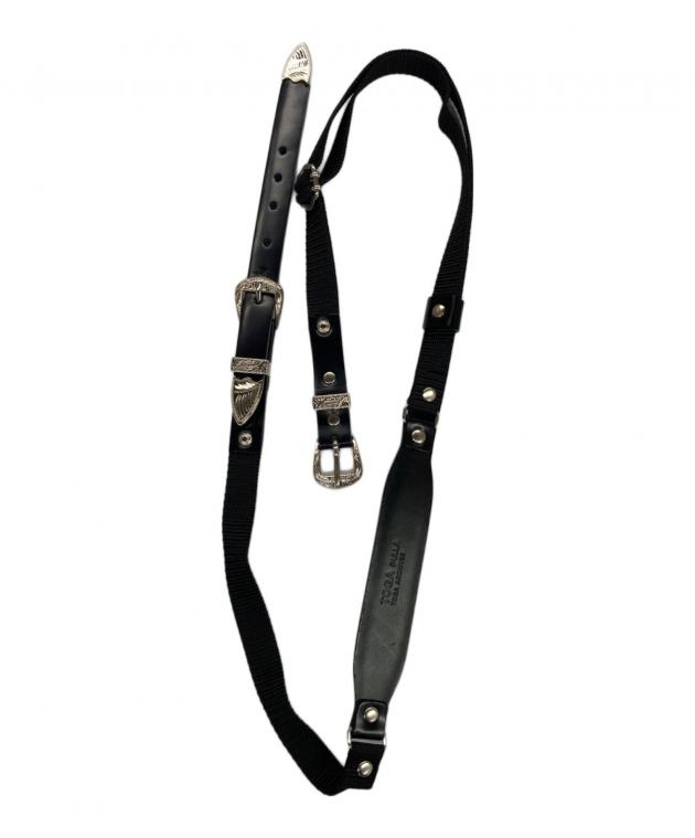 中古・古着通販】TOGA PULLA (トーガ プルラ) Leather nylon tape belt