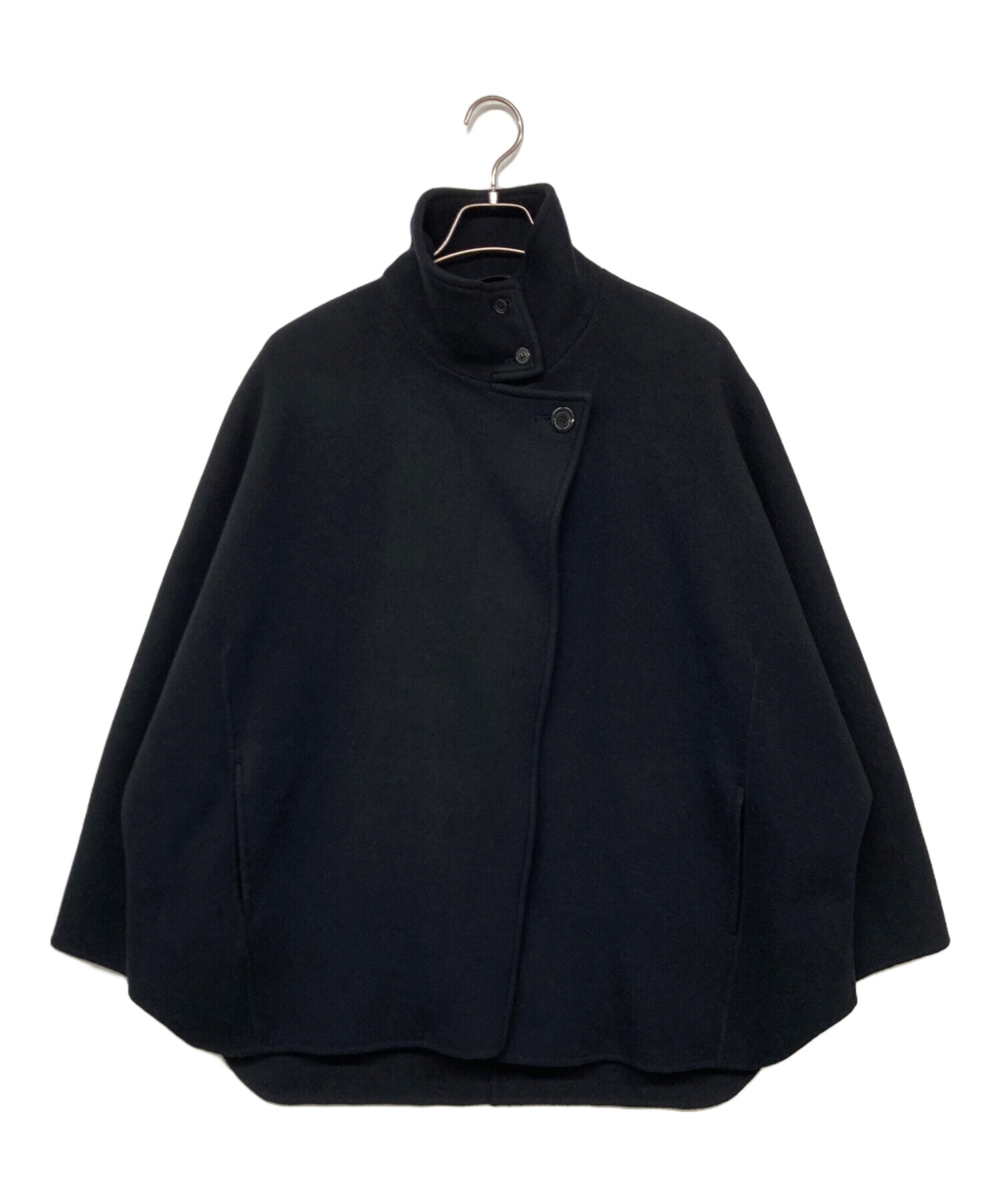 美品★スタニングルアー｜定価5.7万 23AW オーバーミドルコート ブラック STUNNING LURE(スタニングルアー)｜rオーバーミドルコート/ライト