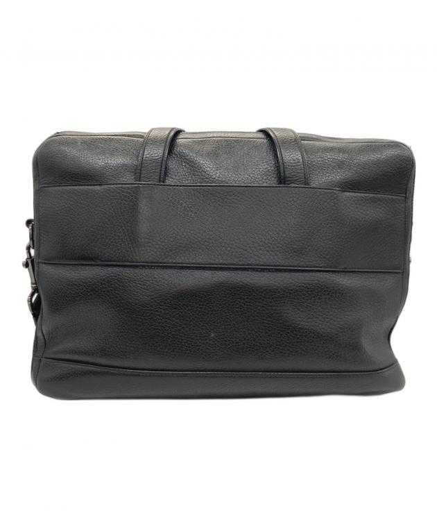 中古・古着通販】COACH (コーチ) シボレザーブリーフケース ブラック 