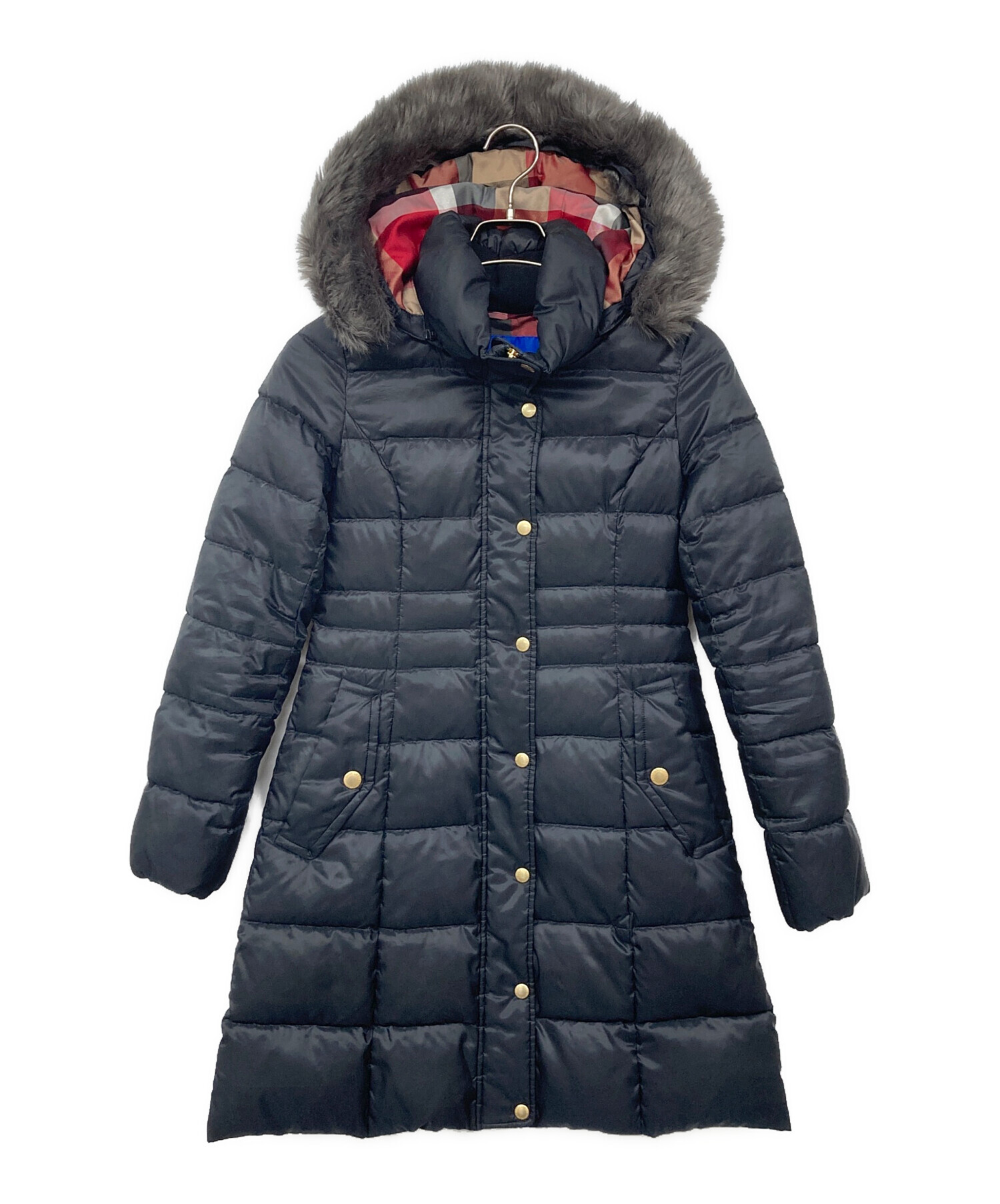 BLUE LABEL CRESTBRIDGE ダウンコート タヌキファー 38 中古・古着通販】BLUE LABEL CRESTBRIDGE (ブルーレーベルクレスト