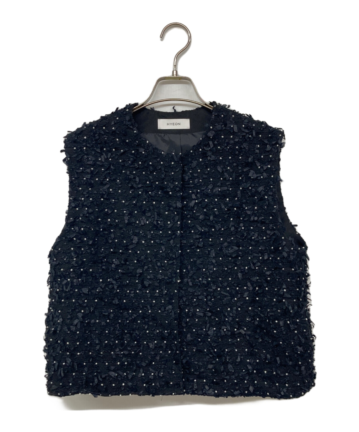 ヘヨン　HEYON　pepper gilet / black ヘヨン HEYON pepper gilet / black ヘヨン HEYON pepper gilet
