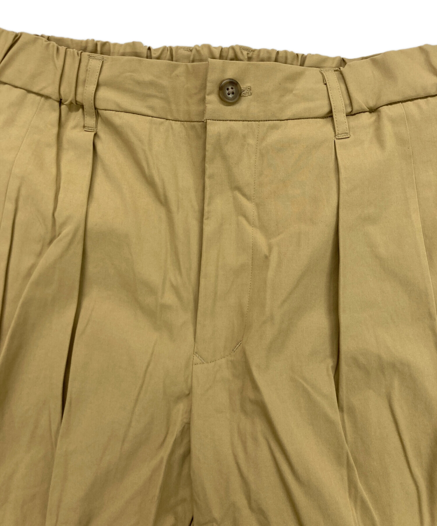 中古・古着通販】is-ness (イズネス) CHANGE POCKET TUCK LONG PANTS