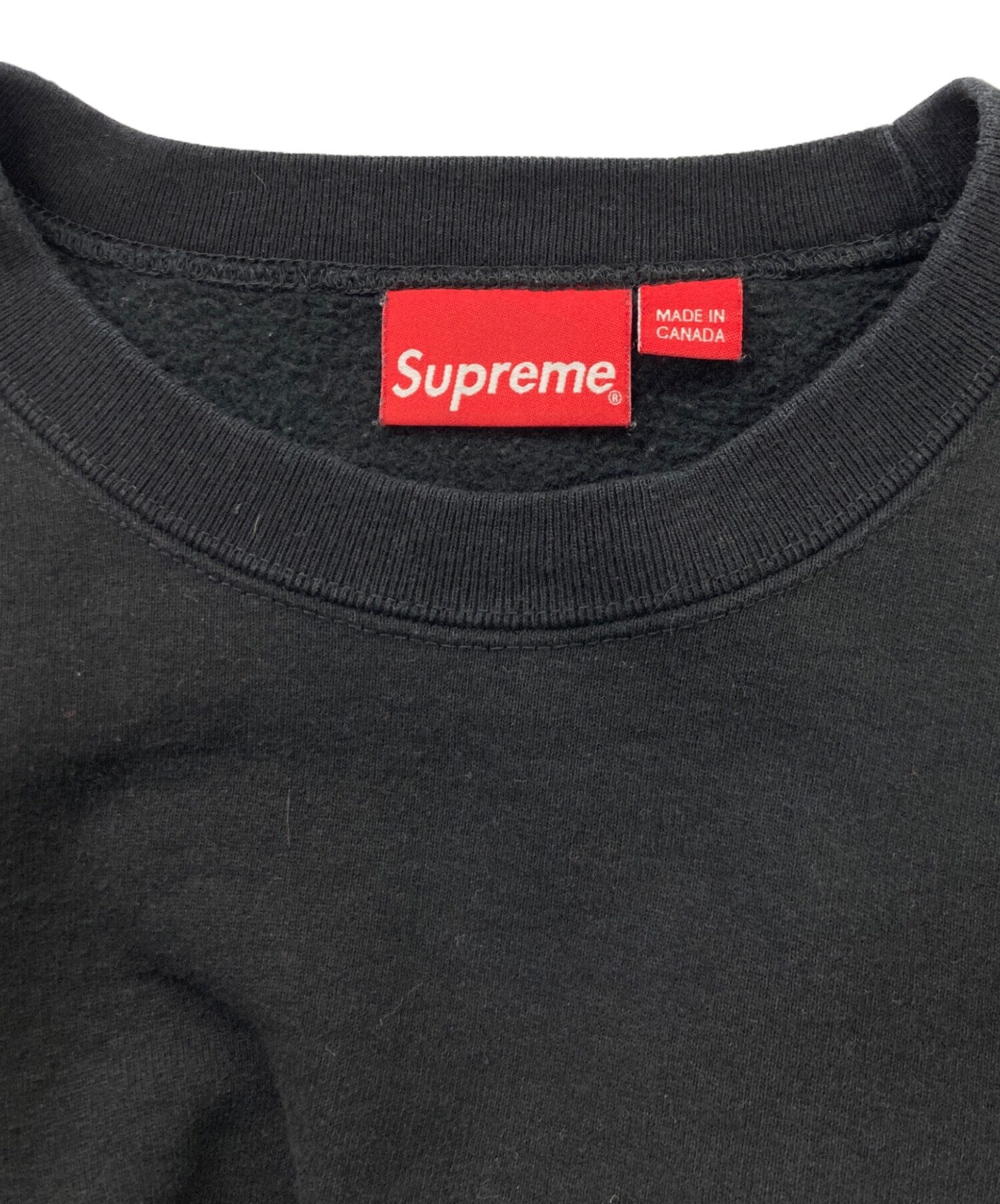 中古・古着通販】SUPREME (シュプリーム) Small Box Crewneck ブラック