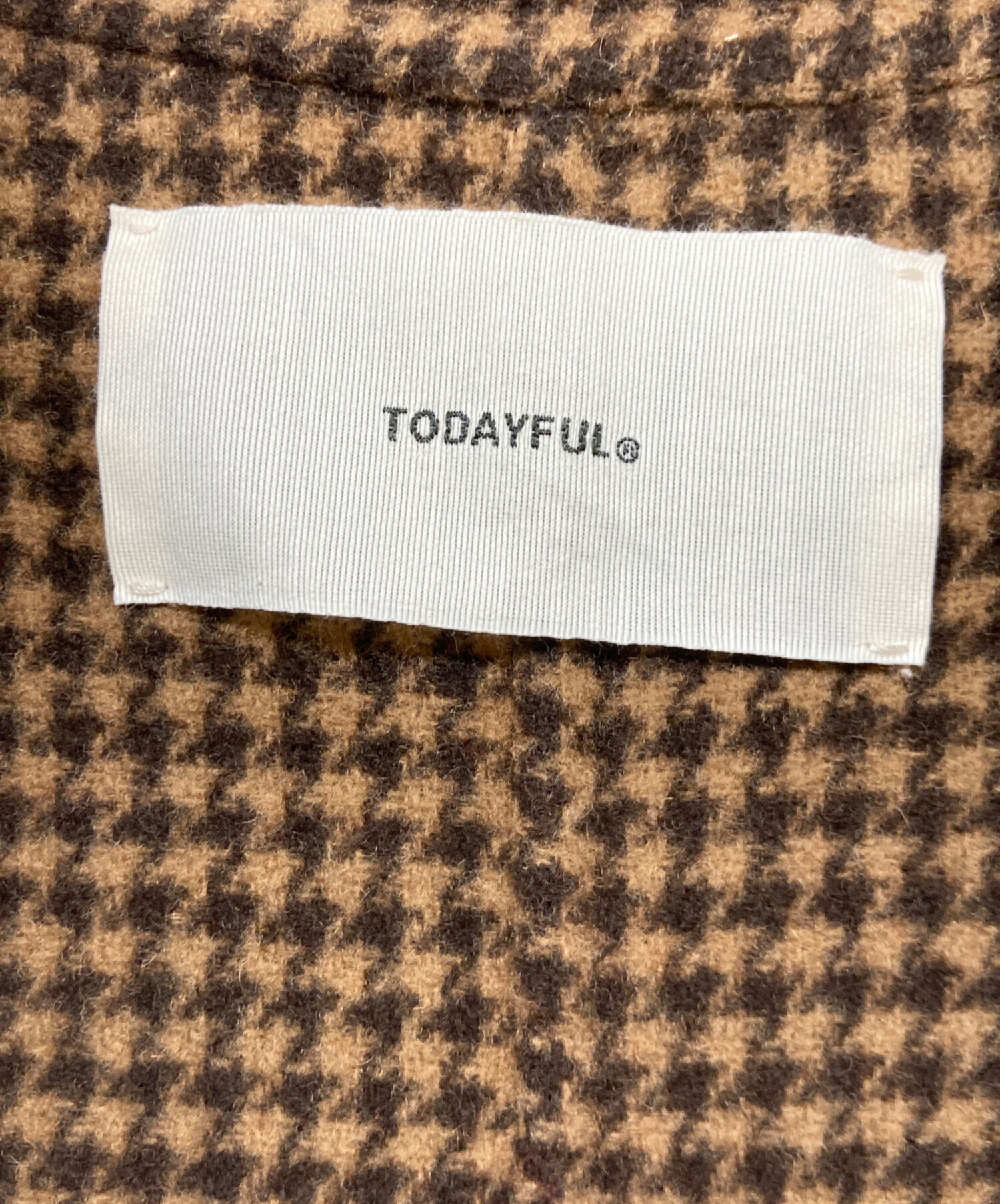 TODAYFUL / オーバーチェックコート 38 中古・古着通販】TODAYFUL (トゥデイフル) Over Check Coat/オーバー