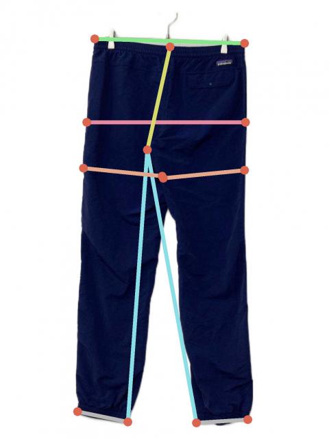 patagonia 廃盤品　バギーズパンツ　ナイロンパンツ　XL 古着 90s Patagonia 無地 ソリッド コットンナイロン バギーズ パンツ