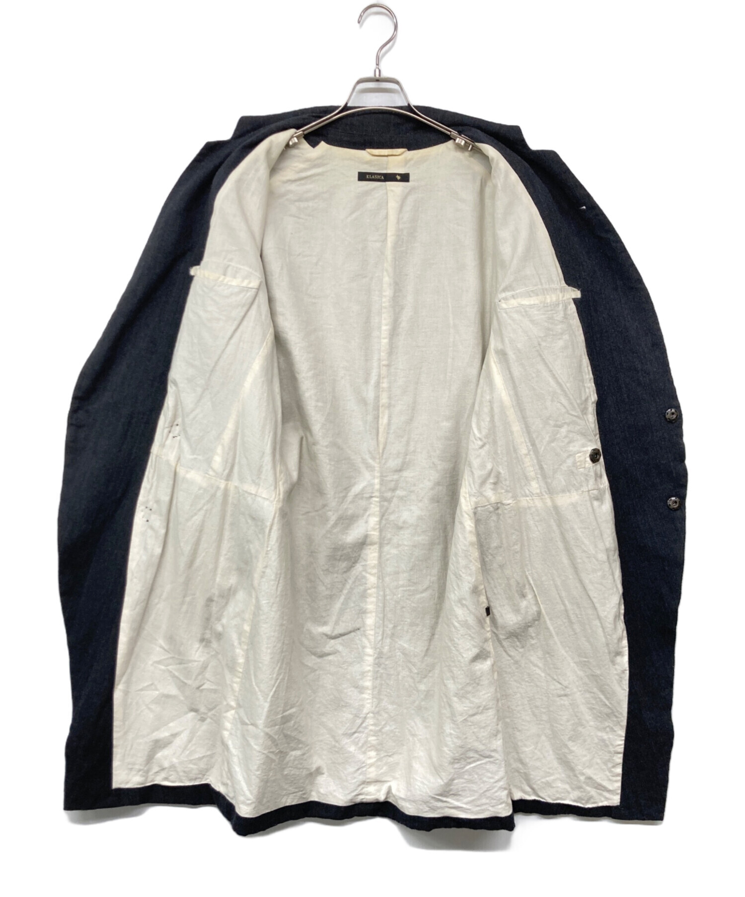 中古・古着通販】KLASICA (クラシカ) ウール燕尾コート グレー サイズ