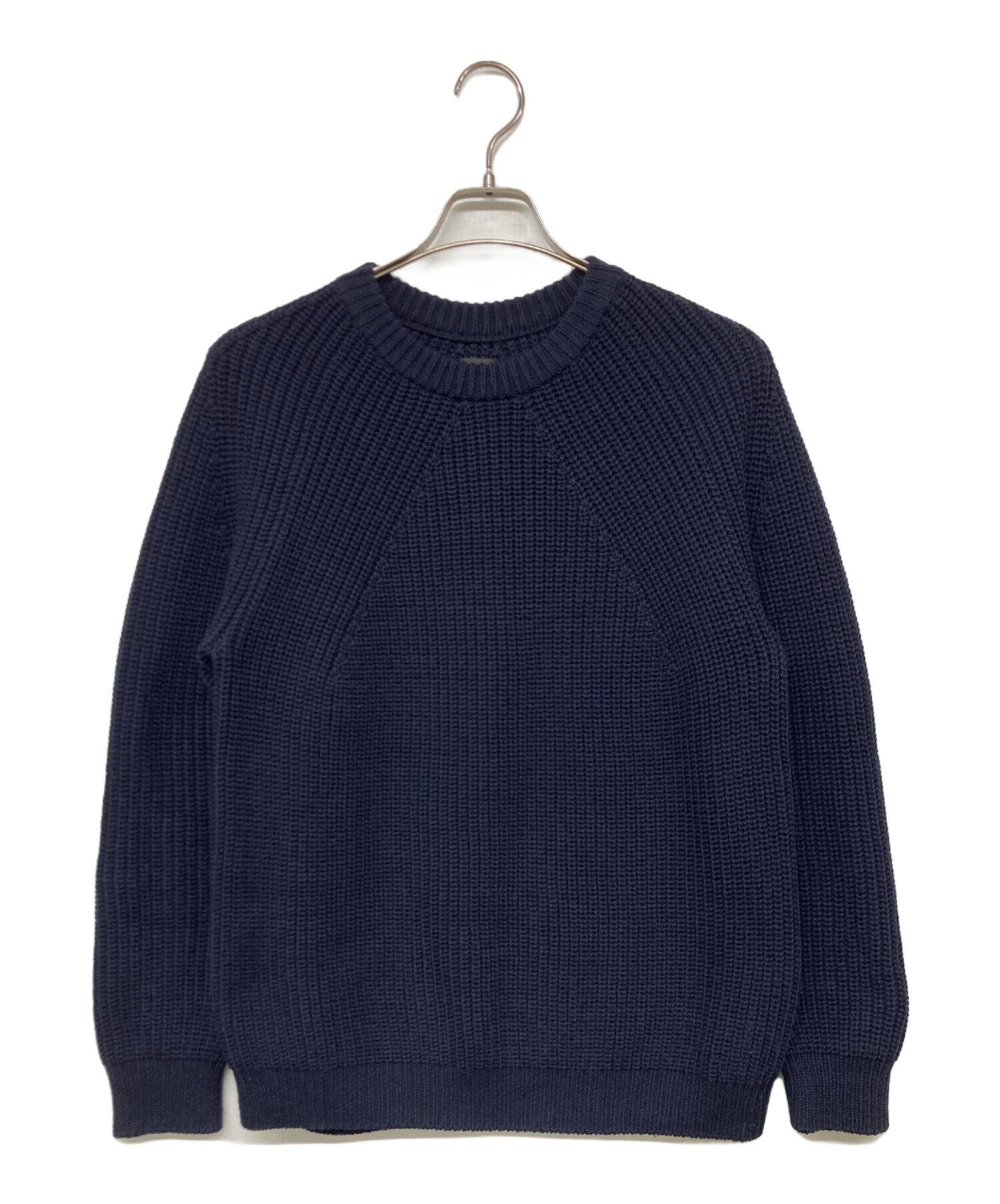 中古・古着通販】BATONER (バトナ―) SIGNATURE CREW NECK ネイビー 