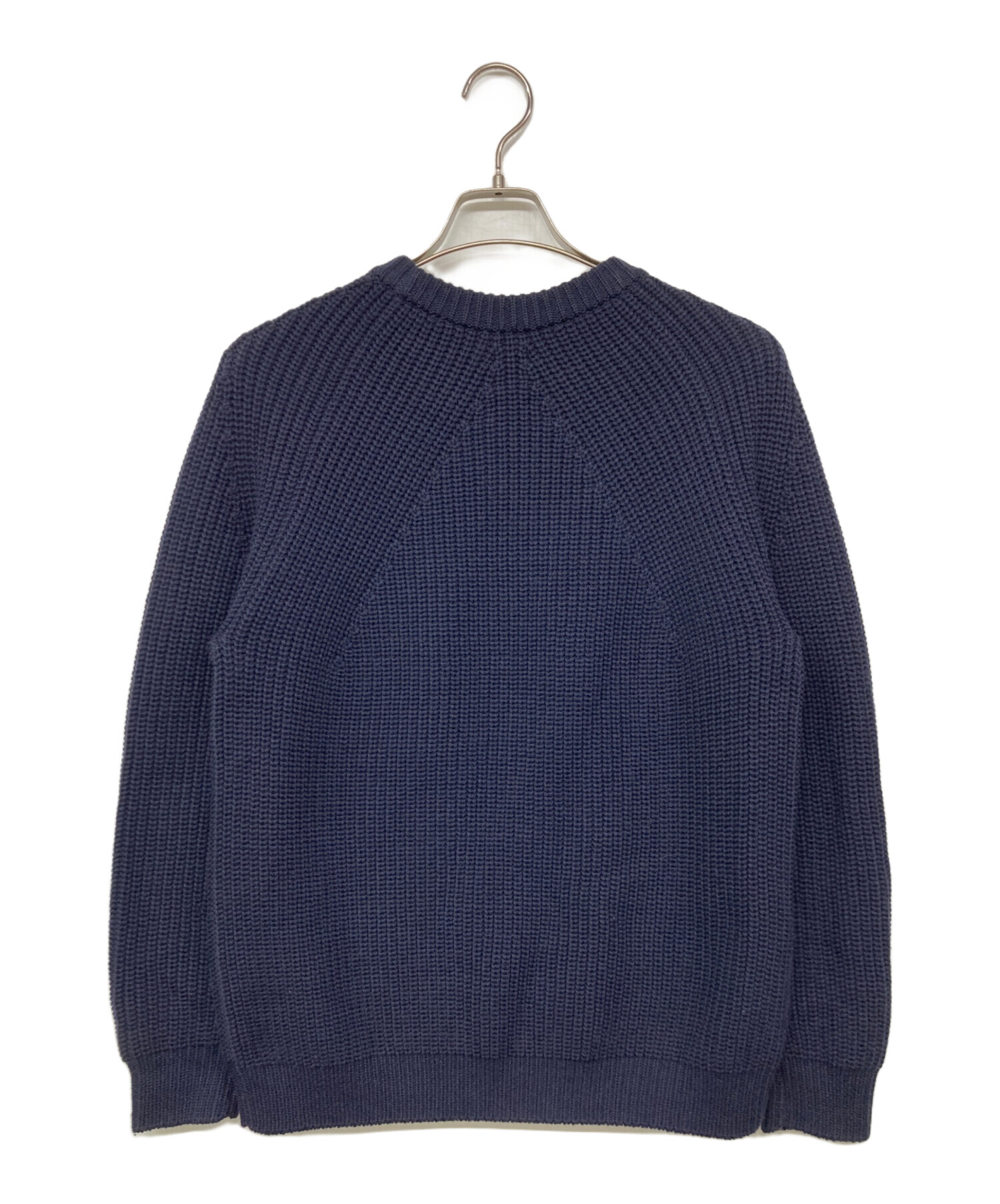 中古・古着通販】BATONER (バトナ―) SIGNATURE CREW NECK ネイビー 