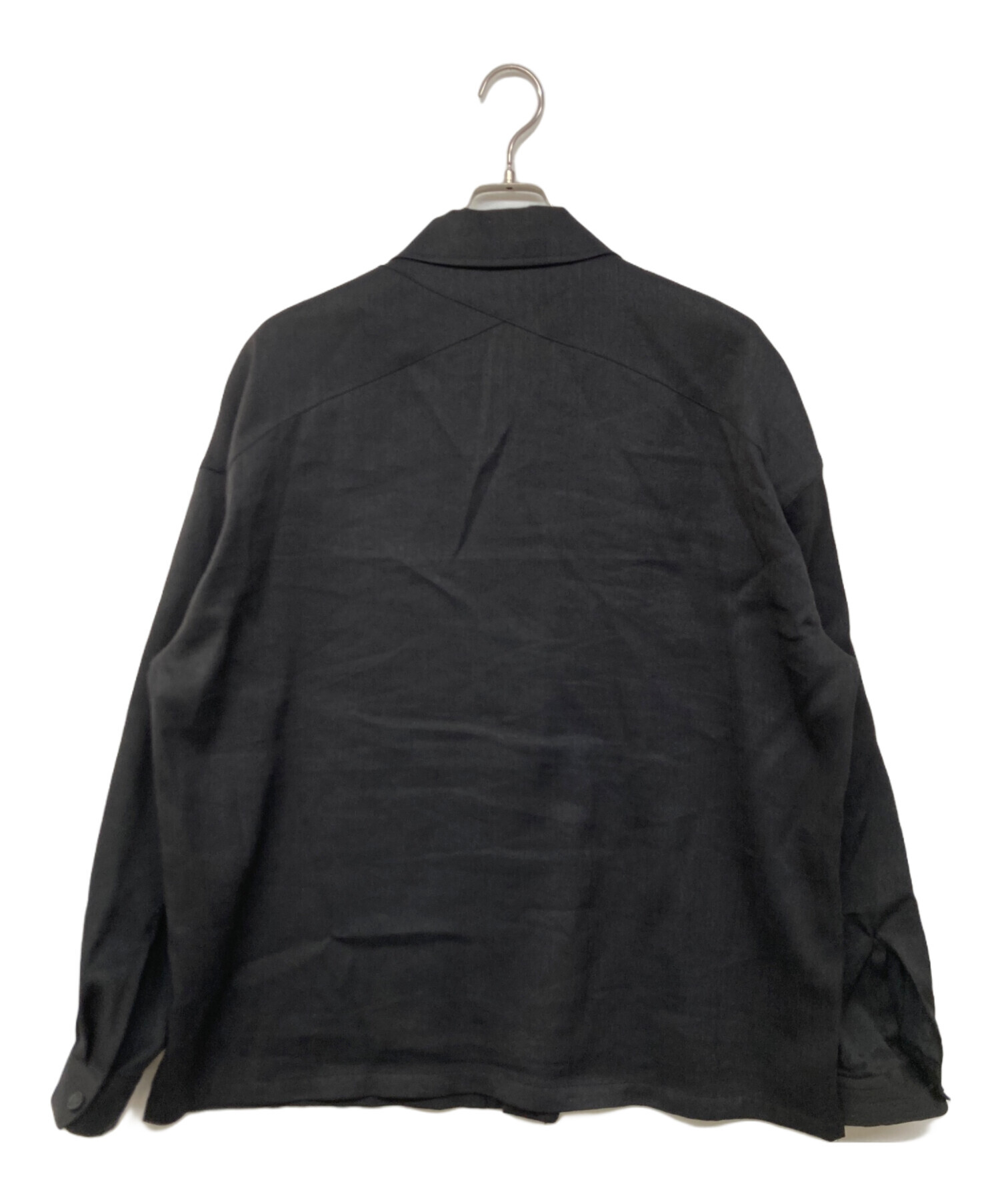 中古・古着通販】THE RERACS (ザ リラクス) BIG CPO/シャツ ブラック