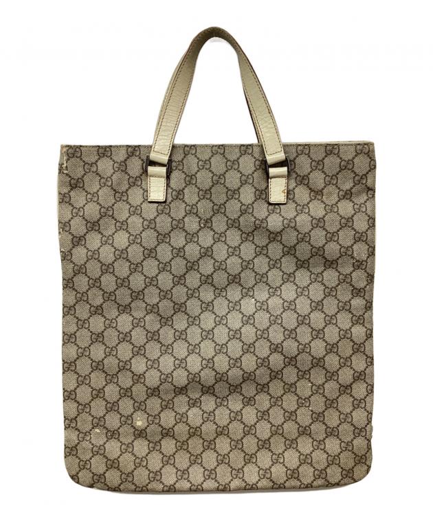 中古・古着通販】GUCCI (グッチ) グッチ GGスプリーム トートバッグ