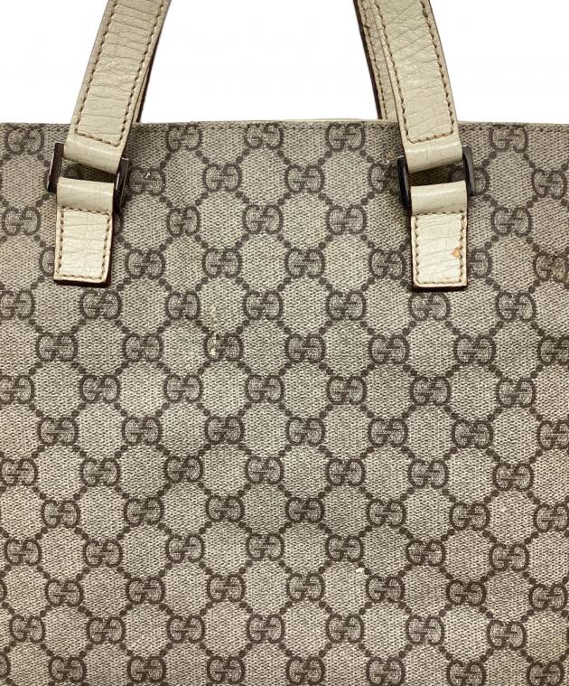 中古・古着通販】GUCCI (グッチ) グッチ GGスプリーム トートバッグ