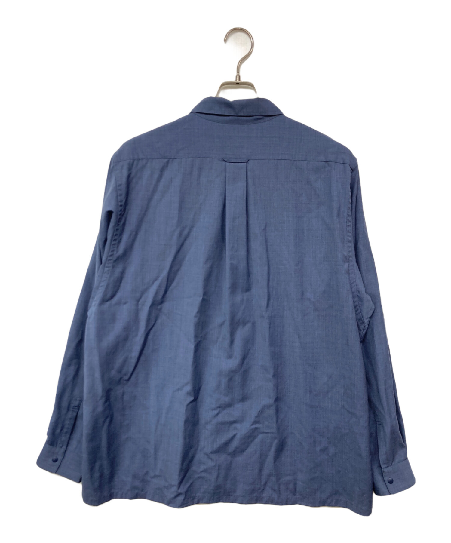 中古・古着通販】山と道 (ヤマトミチ) Merino Shirt ブルー サイズ:L 
