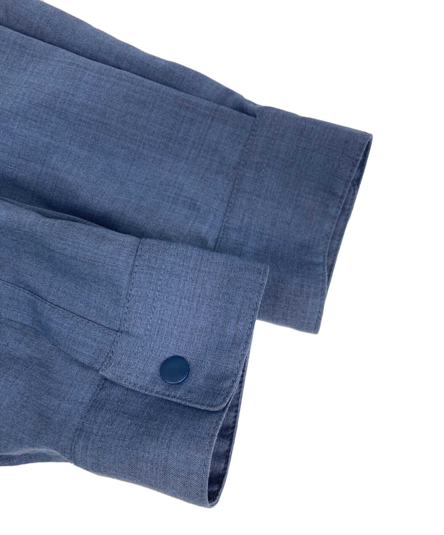 中古・古着通販】山と道 (ヤマトミチ) Merino Shirt ブルー サイズ:L 