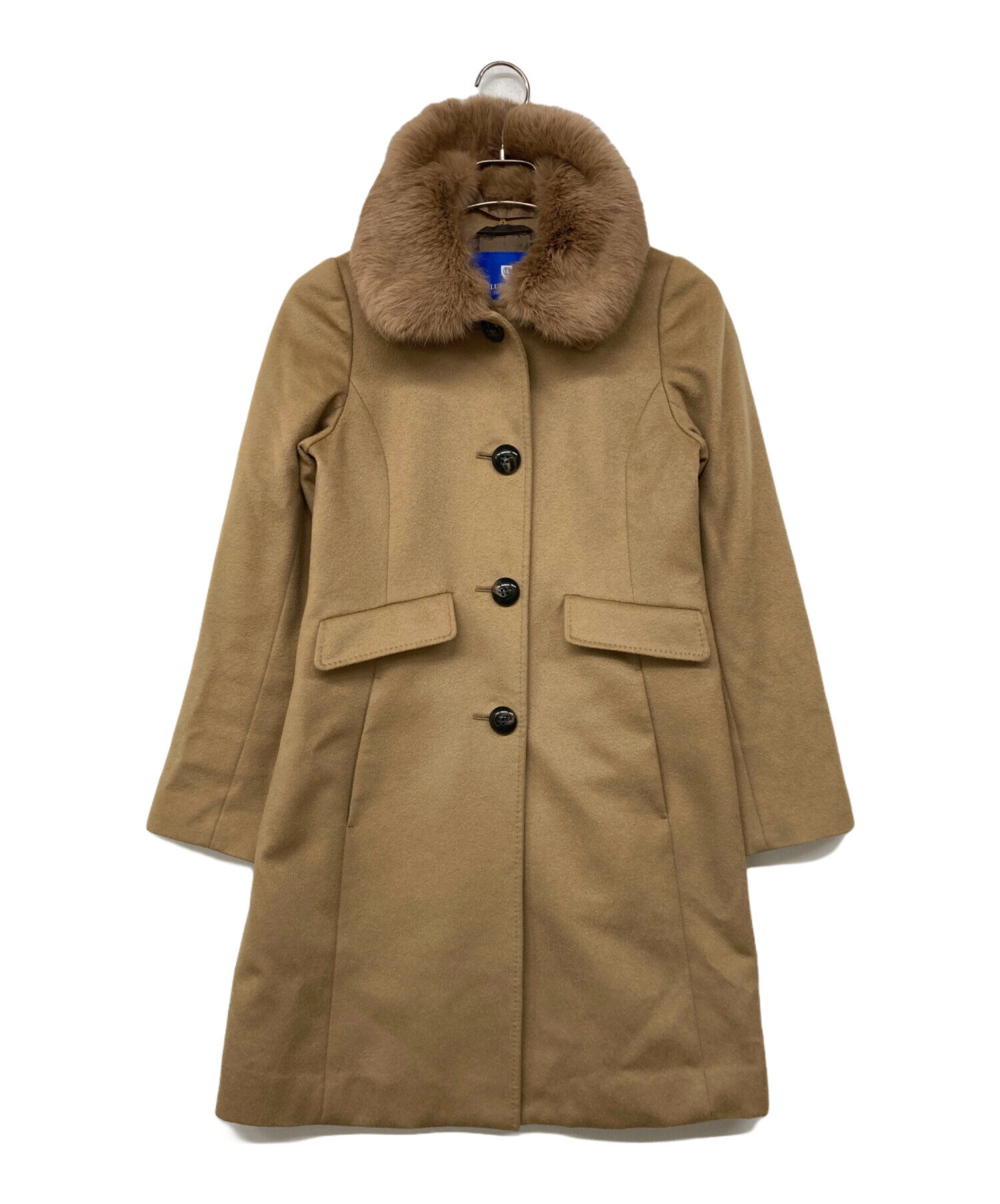 BLUE LABEL CRESTBRIDGE 　コート　38　ファー 中古・古着通販】BLUE LABEL CRESTBRIDGE (ブルーレーベルクレスト