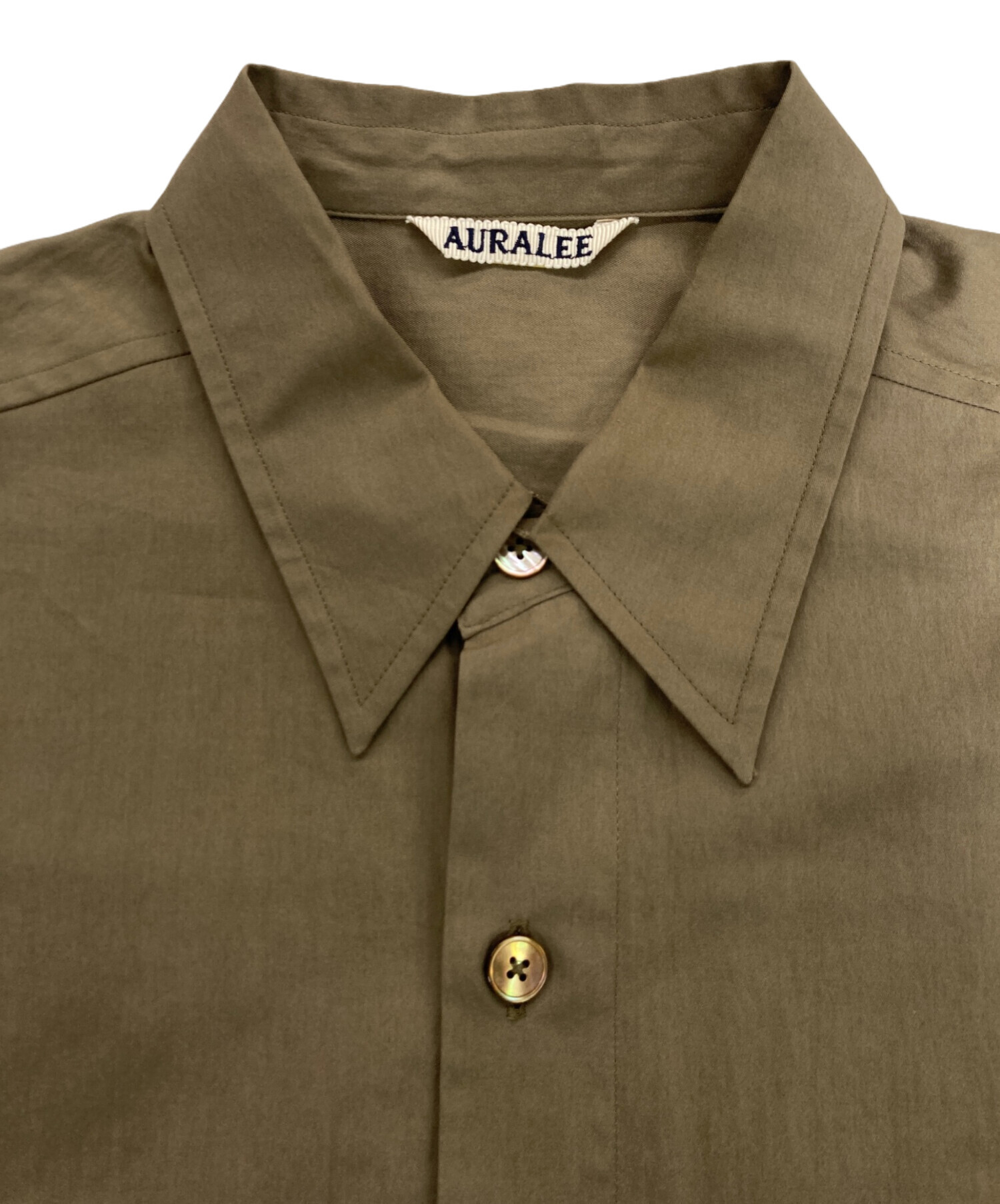 中古・古着通販】AURALEE (オーラリー) WASHED FINX TWILL BIG SHIRT
