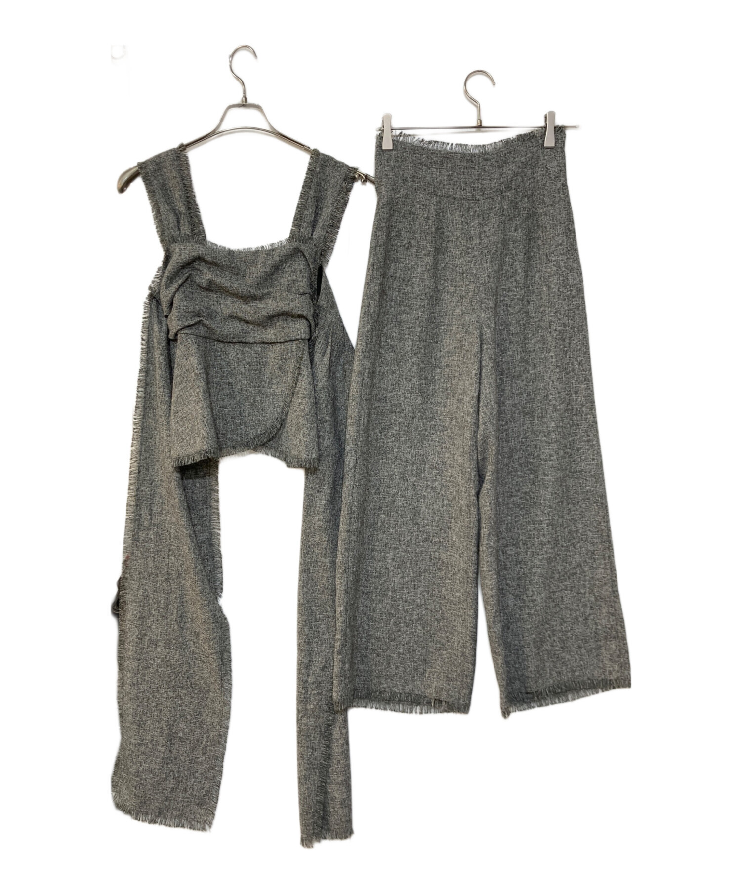 中古・古着通販】Her lip to (ハーリップトゥ) Tweed Fringed Summer