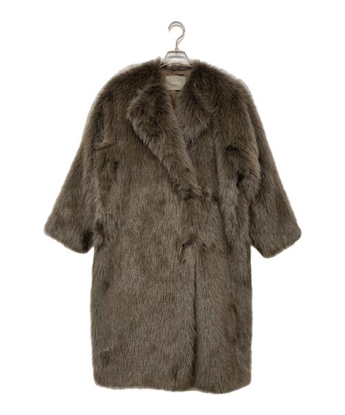 中古・古着通販】heliopole (エリオポール) ECO FUR LONG COAT / エコ