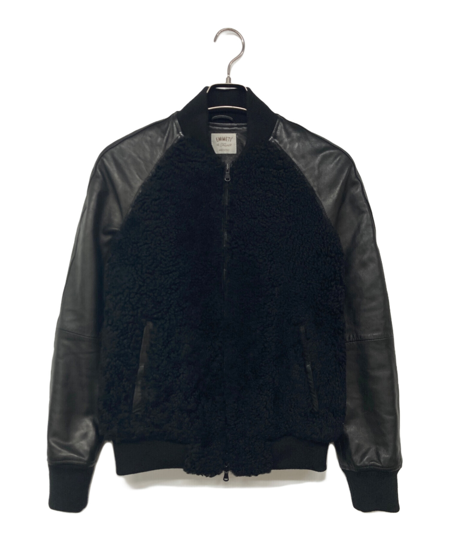 中古・古着通販】EMMETI (エンメティ) ムートンレザーブルゾン